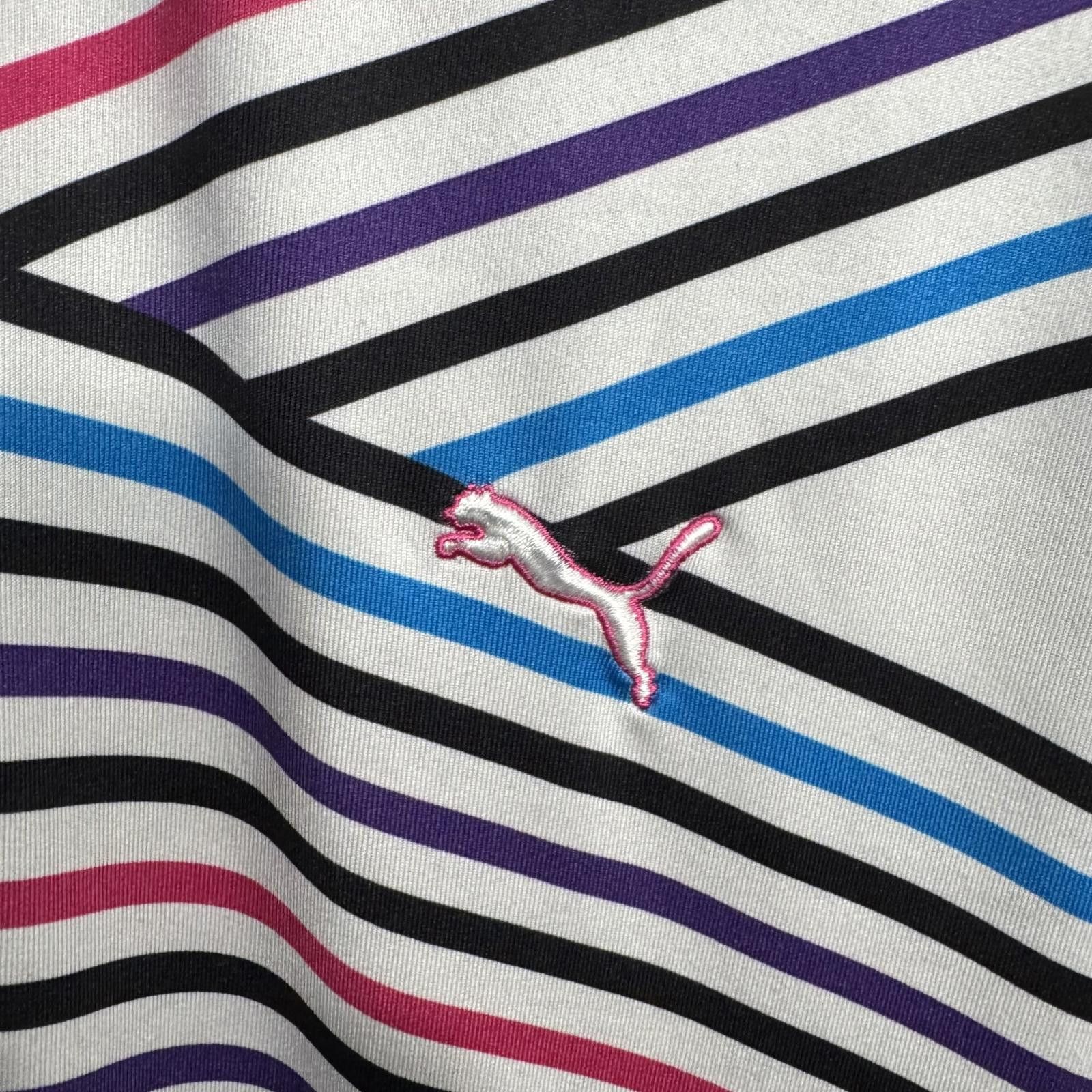 Puma PUMA Duo Swing Golf Polo T-Shirt Men's Medium Multi Colors Size US M / EU 48-50 / 2 - 3 Thumbnail