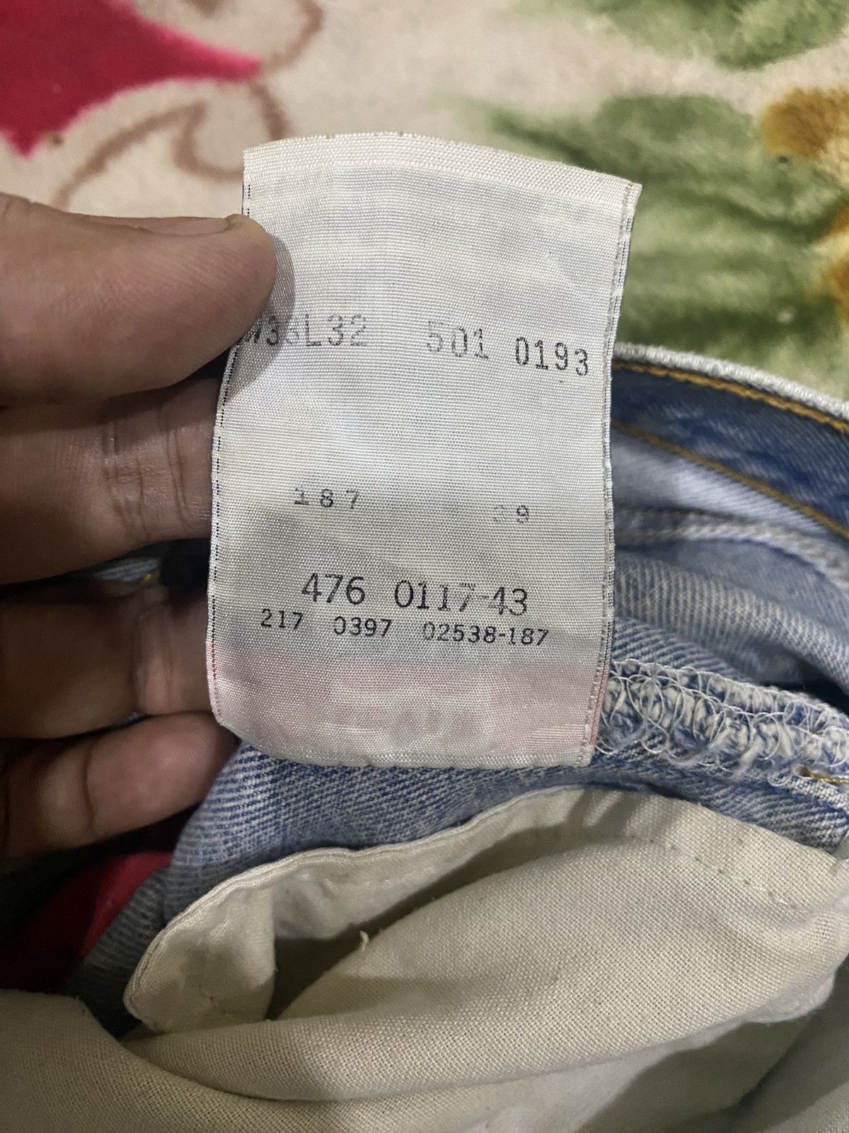 Levi's Vintage Levis 501 Distressed Customade Denim Jeans Size US 32 / EU 48 - 11 Thumbnail