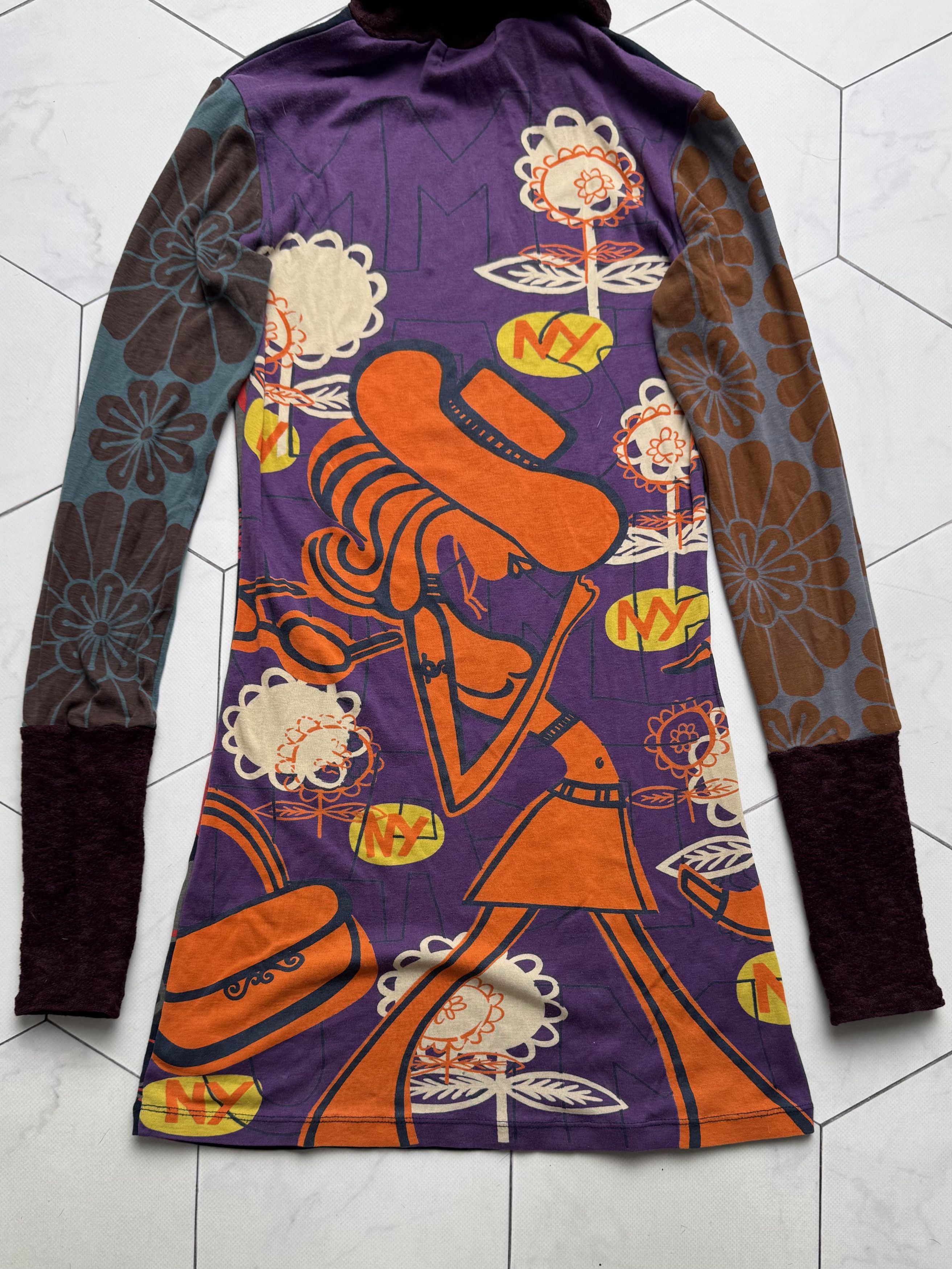 Custo Barcelona Custo Barcelona Vintage Dress With Long Sleeve (B550) Size XS / US 0-2 / IT 36-38 - 7 Thumbnail