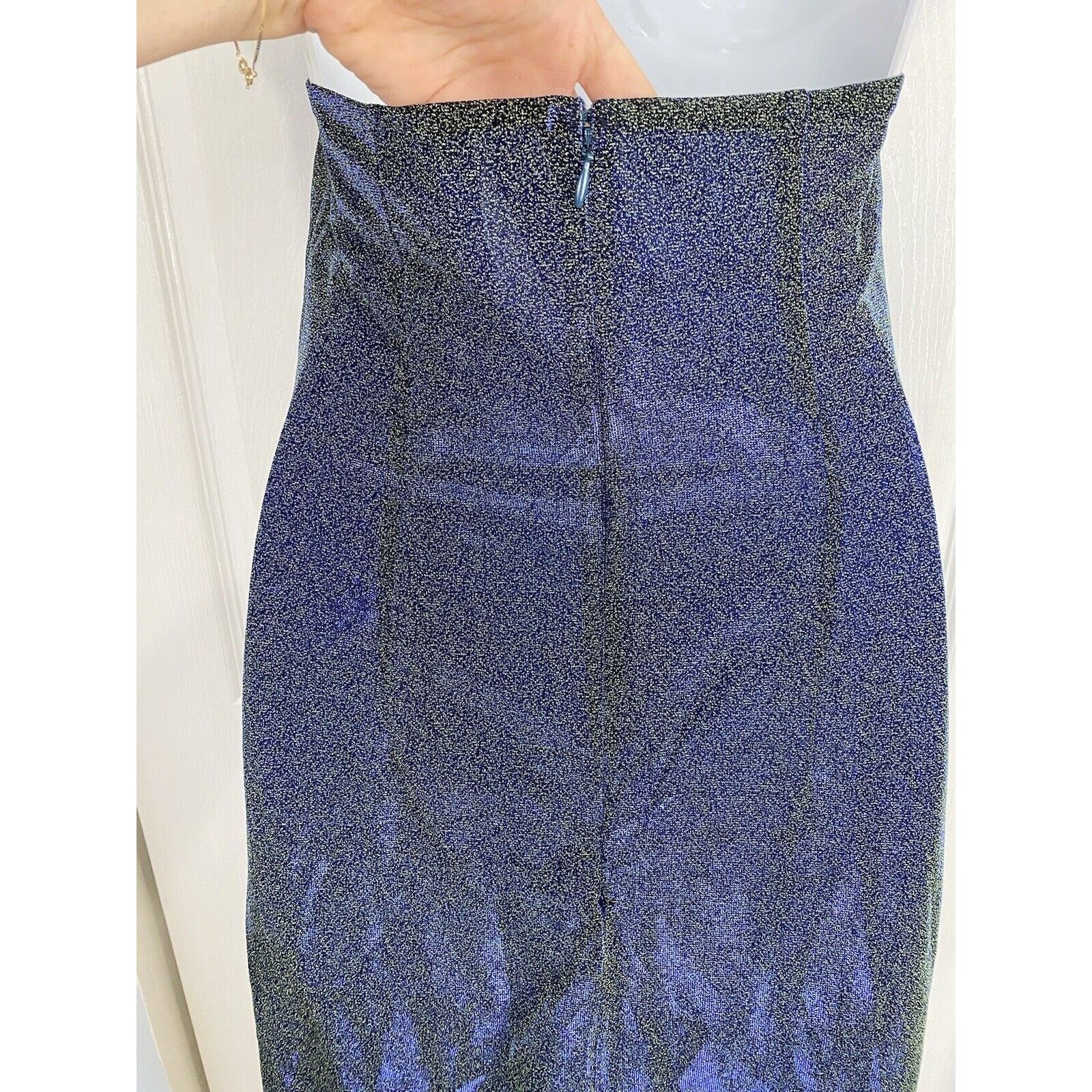 Jessica McClintock Jessica McClintock Gunne Saxe Halter Dress Iridescent Y2K Size S / US 4 / IT 40 - 10 Thumbnail