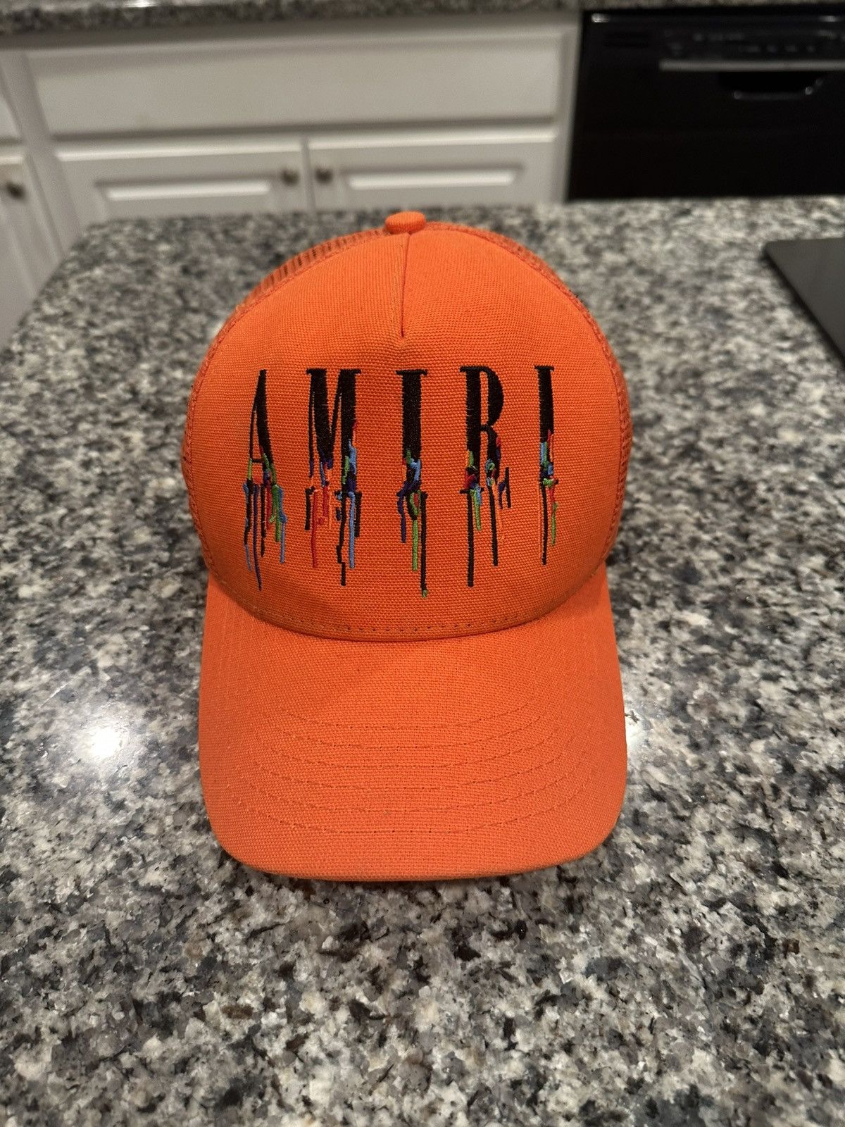 Amiri Amiri Paint Drip Trucker Hat Size ONE SIZE - 1 Thumbnail