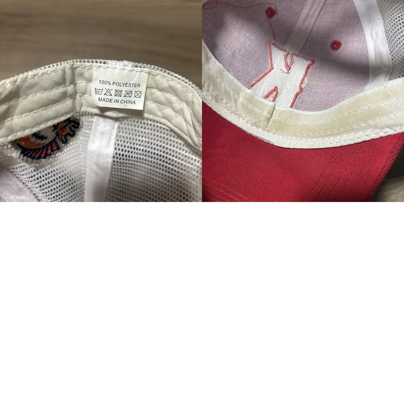 Vintage Kenosha Kingfish Snapback Baseball Cap Hat Amazing Logo Minor League Miller Lite Hat Red + White Adult One Size Speckled Logo Mens Girls Size ONE SIZE - 8 Thumbnail