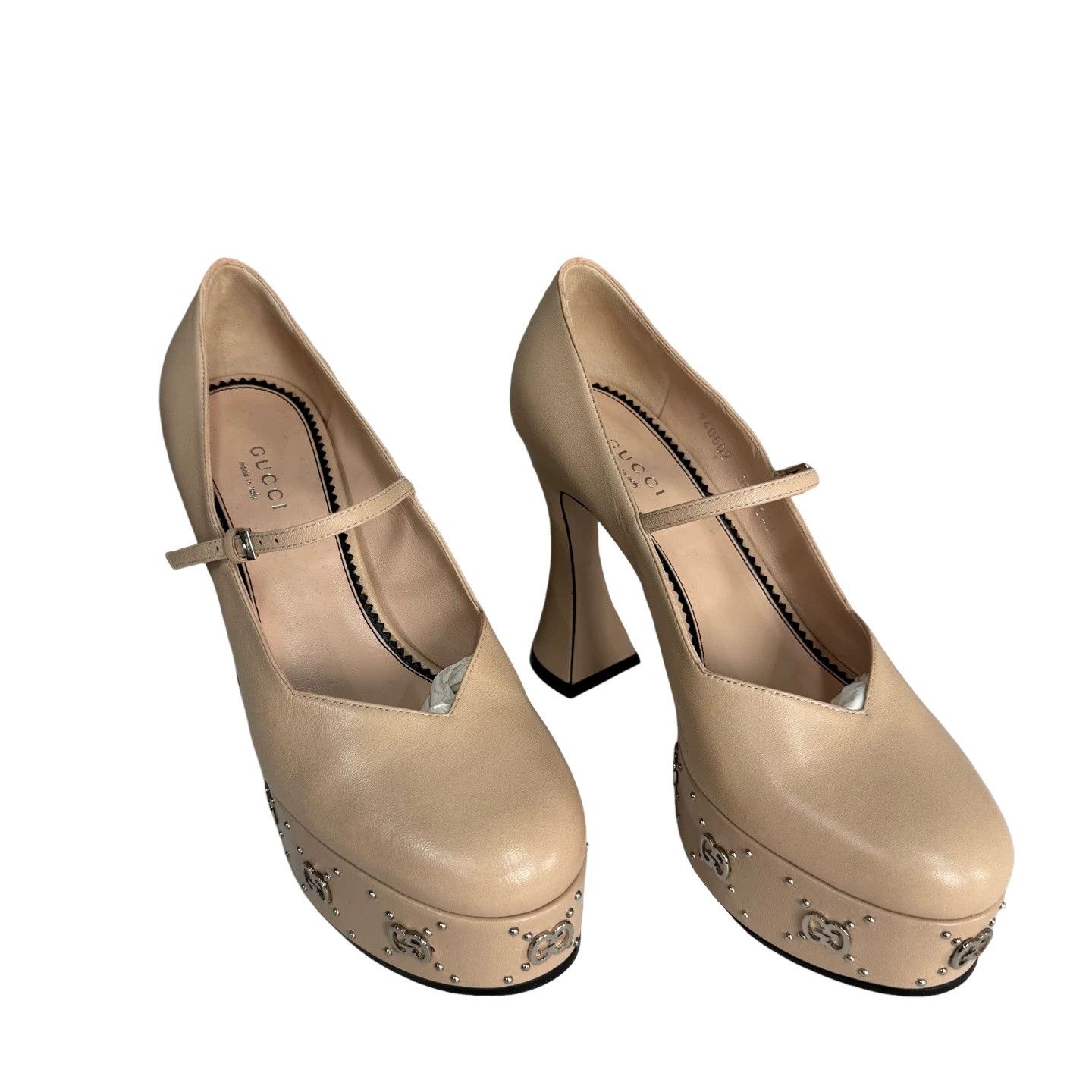 Gucci Gucci Studded Platform Heels Size 37 Size US 7 / IT 37 - 1 Thumbnail