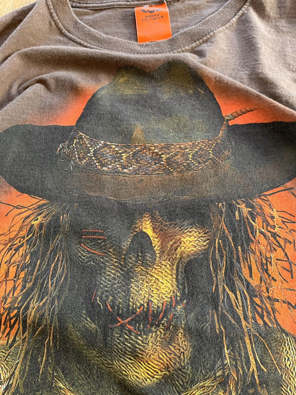 Vintage Vintage Y2K Happy Halloween Cowboy Skeleton Horror T Shirt L Size US L / EU 52-54 / 3 - 6 Thumbnail
