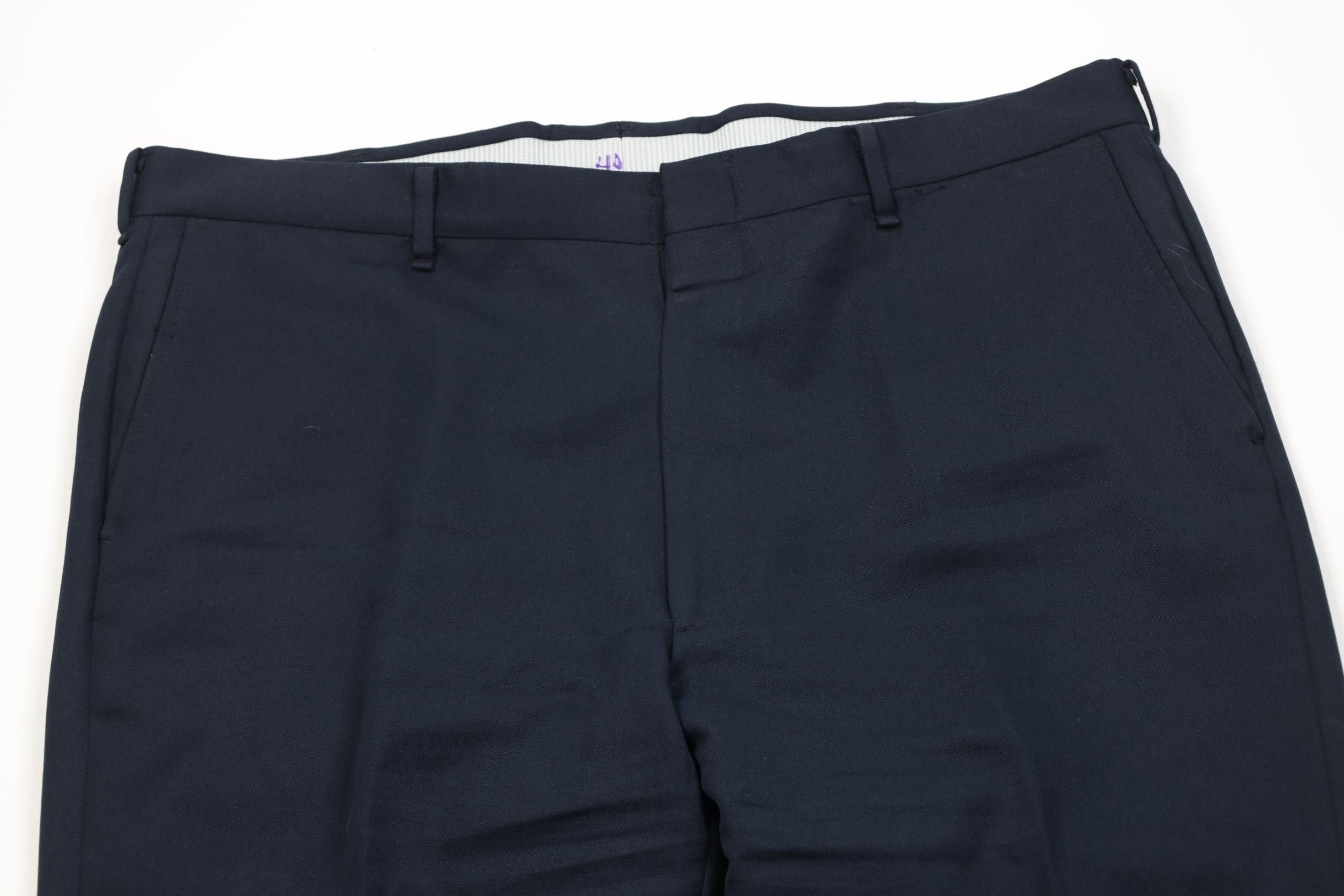 Vintage Vintage 70s Streetwear Flared Wide Leg Chino Pants Blue USA Size US 40 / EU 56 - 2 Thumbnail