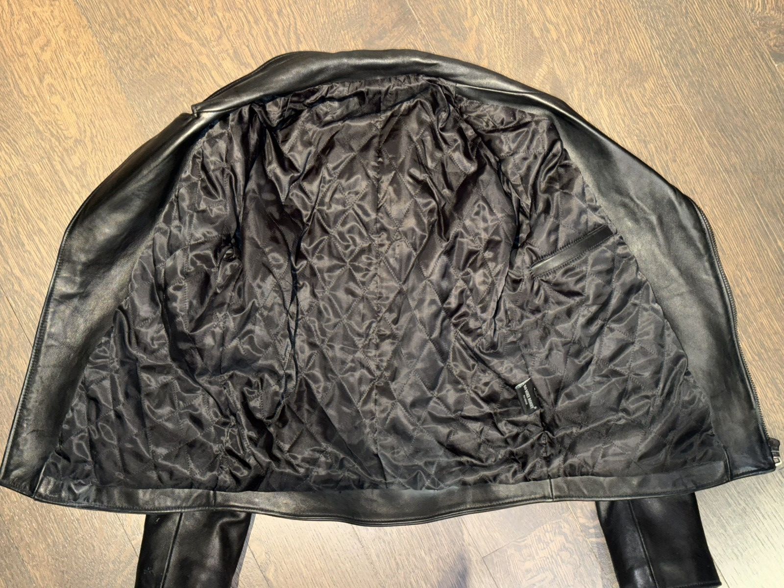 Other Black Lambskin Leather Rider Moto Jacket Size US M / EU 48-50 / 2 - 7 Thumbnail