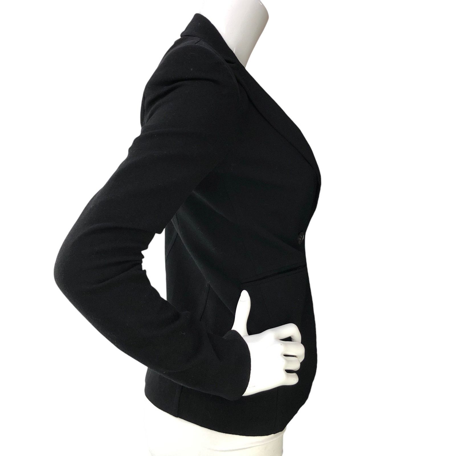 Theory Theory Women Size 0 Blazer Single Breasted Vintage Black Size XS / US 0-2 / IT 36-38 - 9 Thumbnail