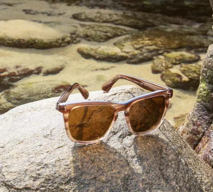 Oliver Peoples OLIVER PEOPLES LYNES SUN Washed Sunstone/ True Brown Size ONE SIZE - 4 Thumbnail