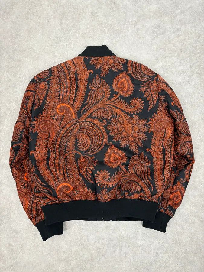 Givenchy Givenchy Reversible Presley Black & Orange Nylon Bomber Jacket by Riccardo Tisci Size US M / EU 48-50 / 2 - 11 Thumbnail