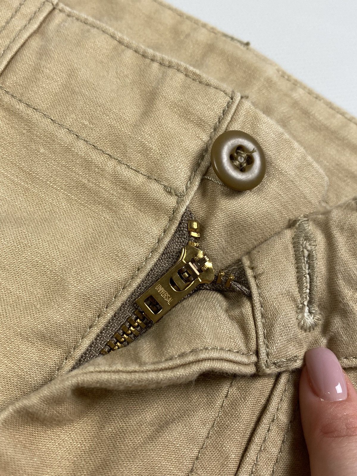 Japanese Brand × Orslow Orslow ladies canvas workwear Back Buckle skirt size 1 Size 26" / US 2 / IT 38 - 13 Thumbnail