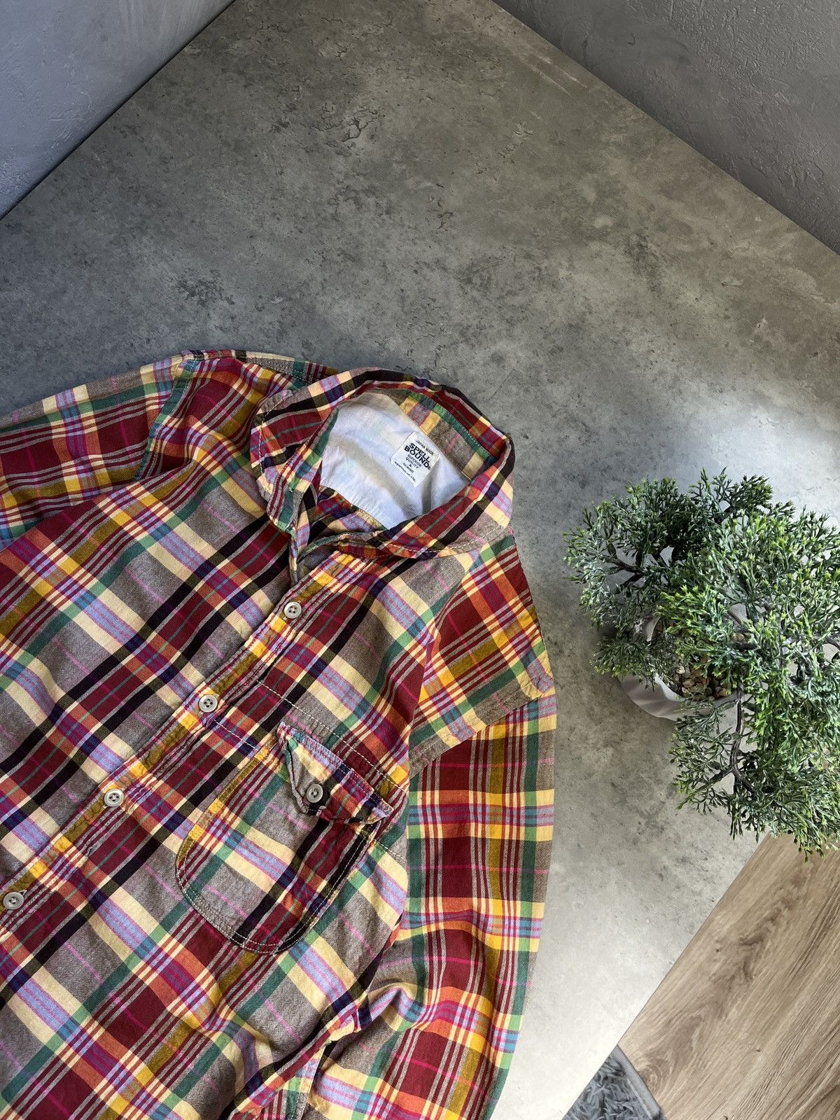 Spellbound Spell Bound Japan Mens Flannel Plaid Shirt Size US M / EU 48-50 / 2 - 4 Thumbnail