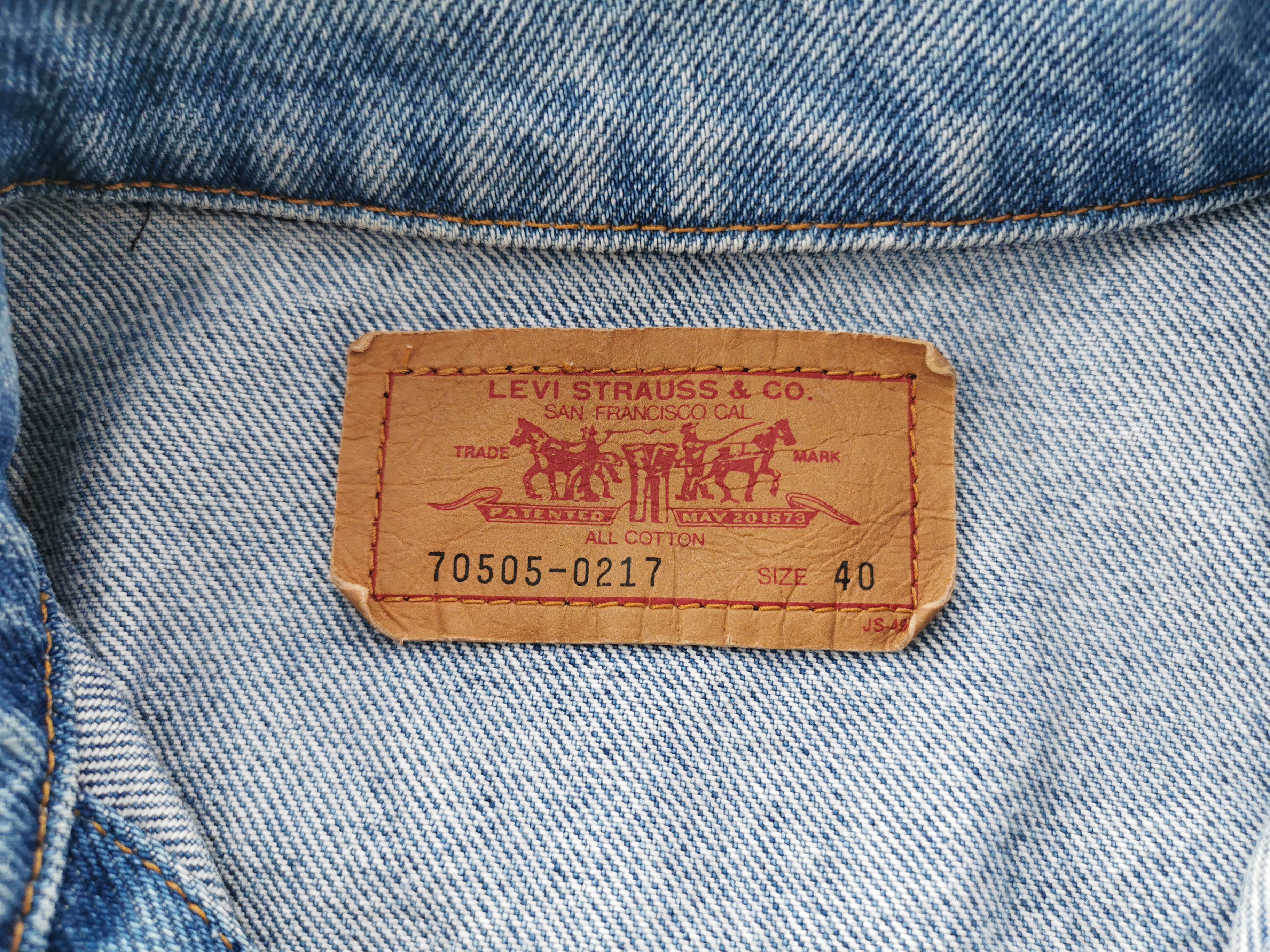 Levi's Vintage 90s Levis Lot 70505 - 0217 Denim Jacket Made In USA Size US M / EU 48-50 / 2 - 5 Thumbnail