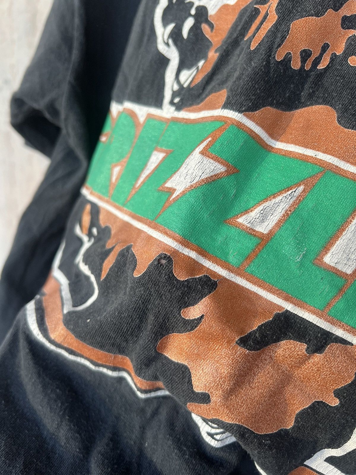 NHL Vintage Grizzlies NHL Single Stitch Rare 90s Shirt Size US M / EU 48-50 / 2 - 12 Thumbnail
