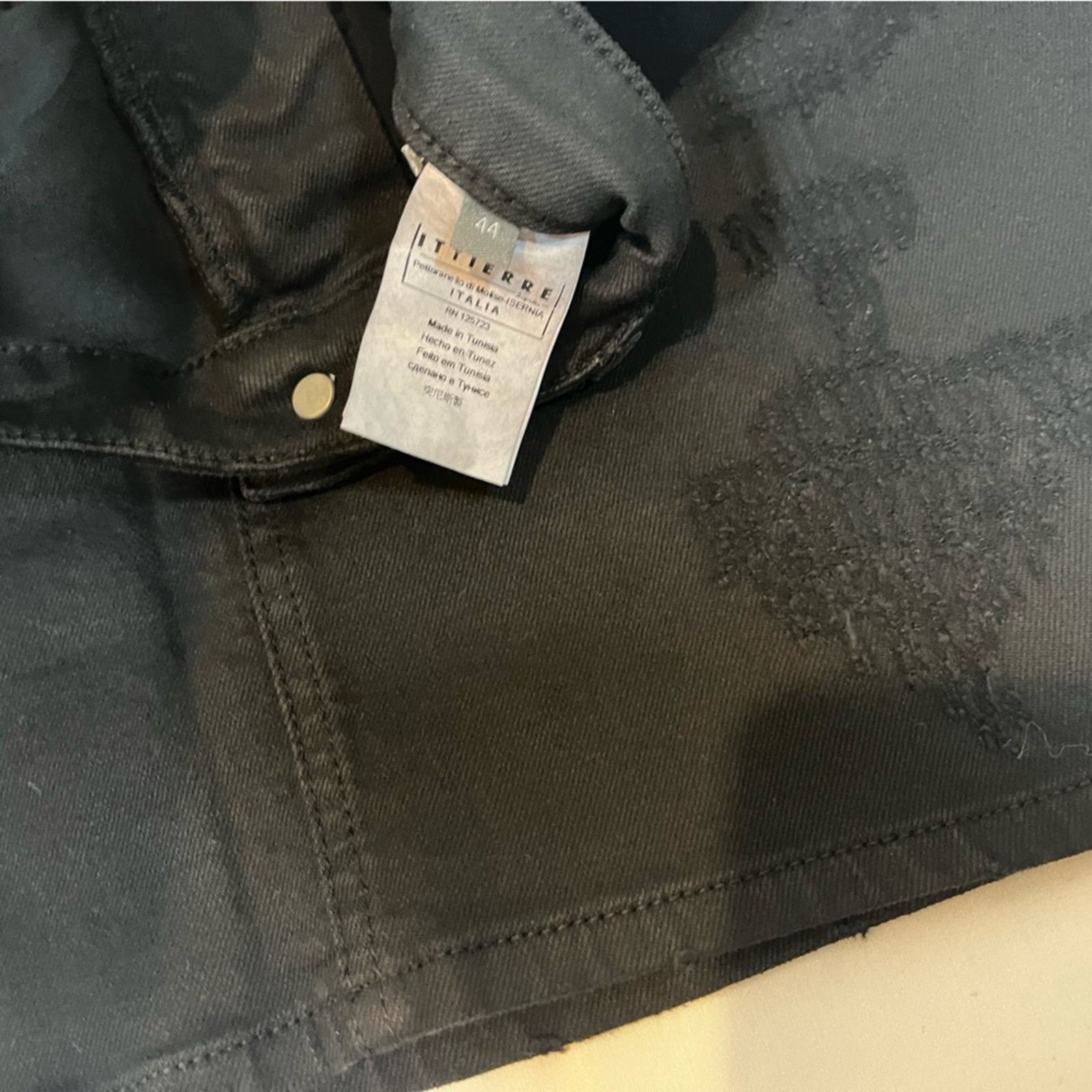 Fiorucci Fiorucci Black Distressed Mini Skirt Size 30" / US 8 / IT 44 - 6 Thumbnail