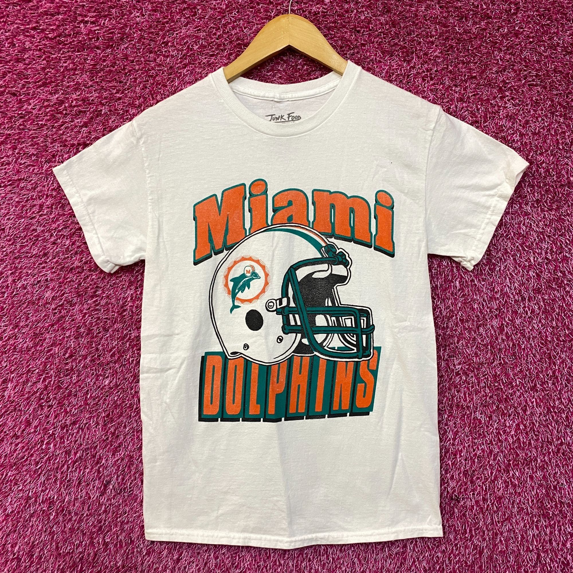 Junk Food Junk Food NFL Miami Dolphins Throwback Helmet Logo T- Shirt Size US XS / EU 42 / 0 - 1 Thumbnail