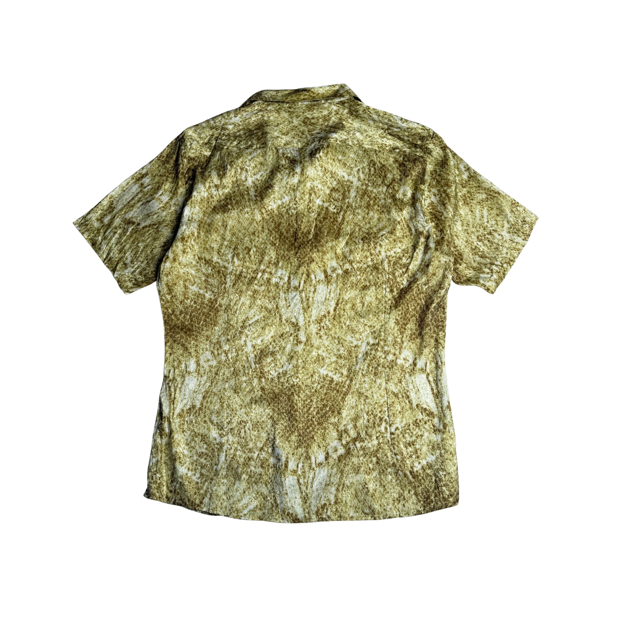 Tornado Mart tornado Mart Japanese Brand Abstract Reptile Print Shirt Size US M / EU 48-50 / 2 - 2 Thumbnail