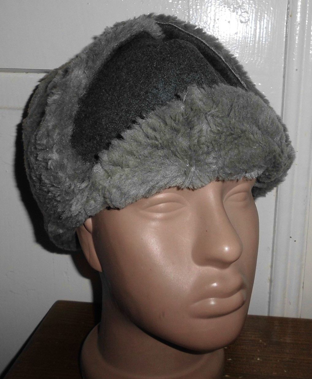Vintage Vintage Swiss Army ushanka hat "Schneemütze-57" Size ONE SIZE - 5 Thumbnail