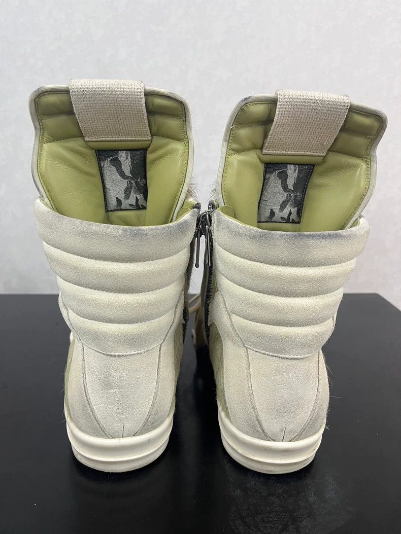 Rick Owens Rick Owens Matcha green horsehair inverted triangle sneake Size US 10 / EU 43 - 3 Thumbnail