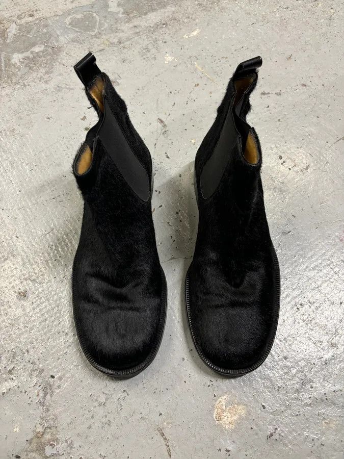 Dolce & Gabbana Dolce & Gabbana Black Calf Hair Chelsea Boots Size US 9 / IT 39 - 2 Thumbnail