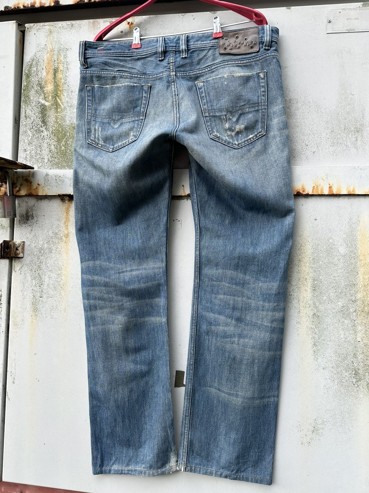👹Vintage Diesel Viker THRASHED Baggy Jeans