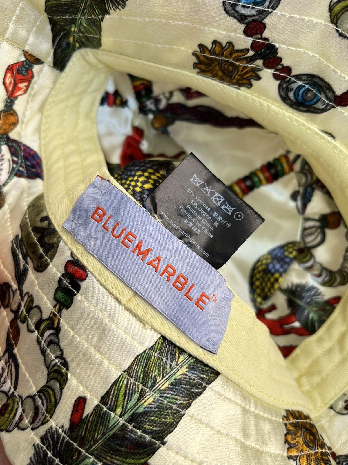 Bluemarble Bluemarble ss2023 printed viscose cotton bucket hat Size ONE SIZE - 2 Thumbnail