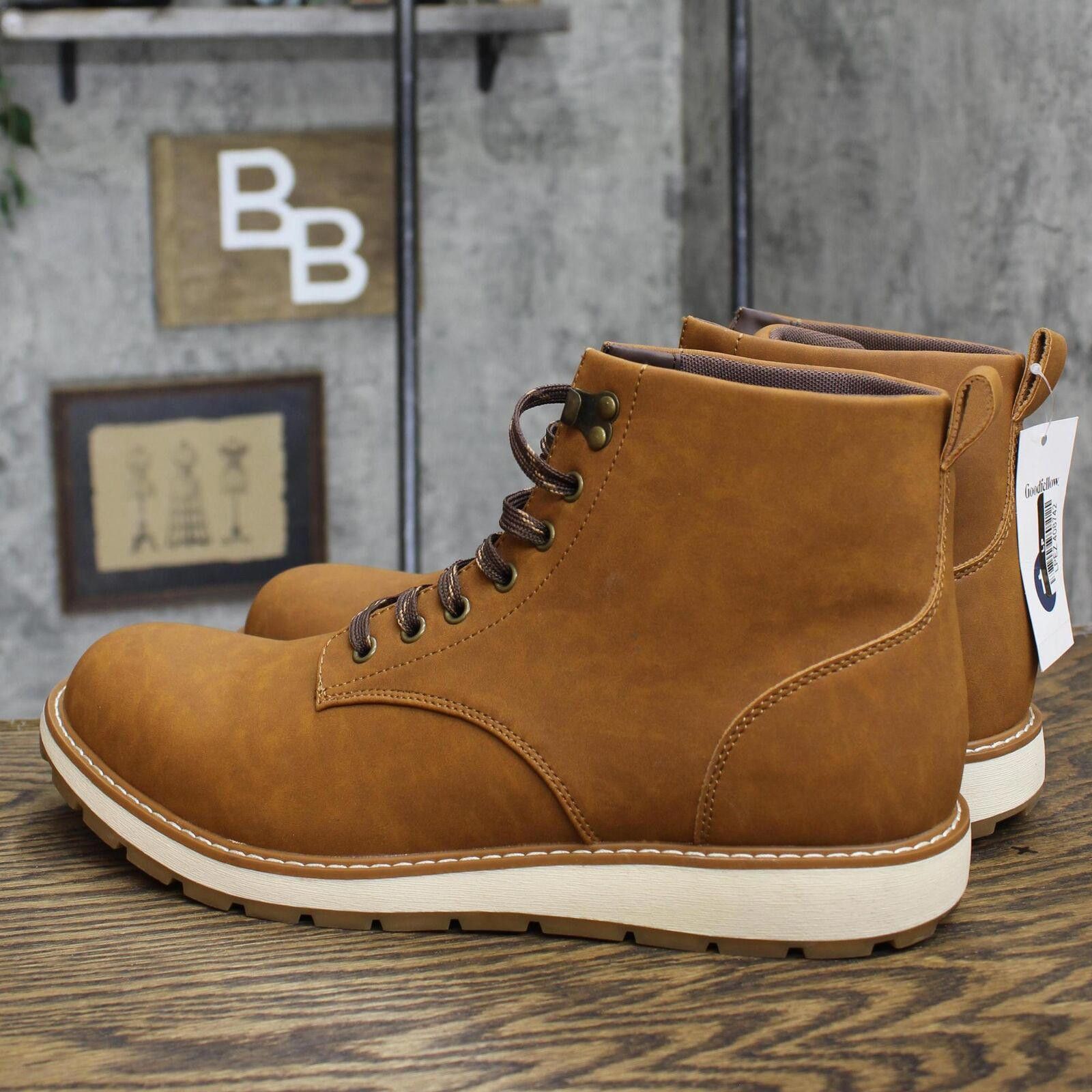 Designer Goodfellow & Co Forrest Work Boots 88097799 Cognac Brown 13 Size US 13 / EU 46 - 2 Thumbnail