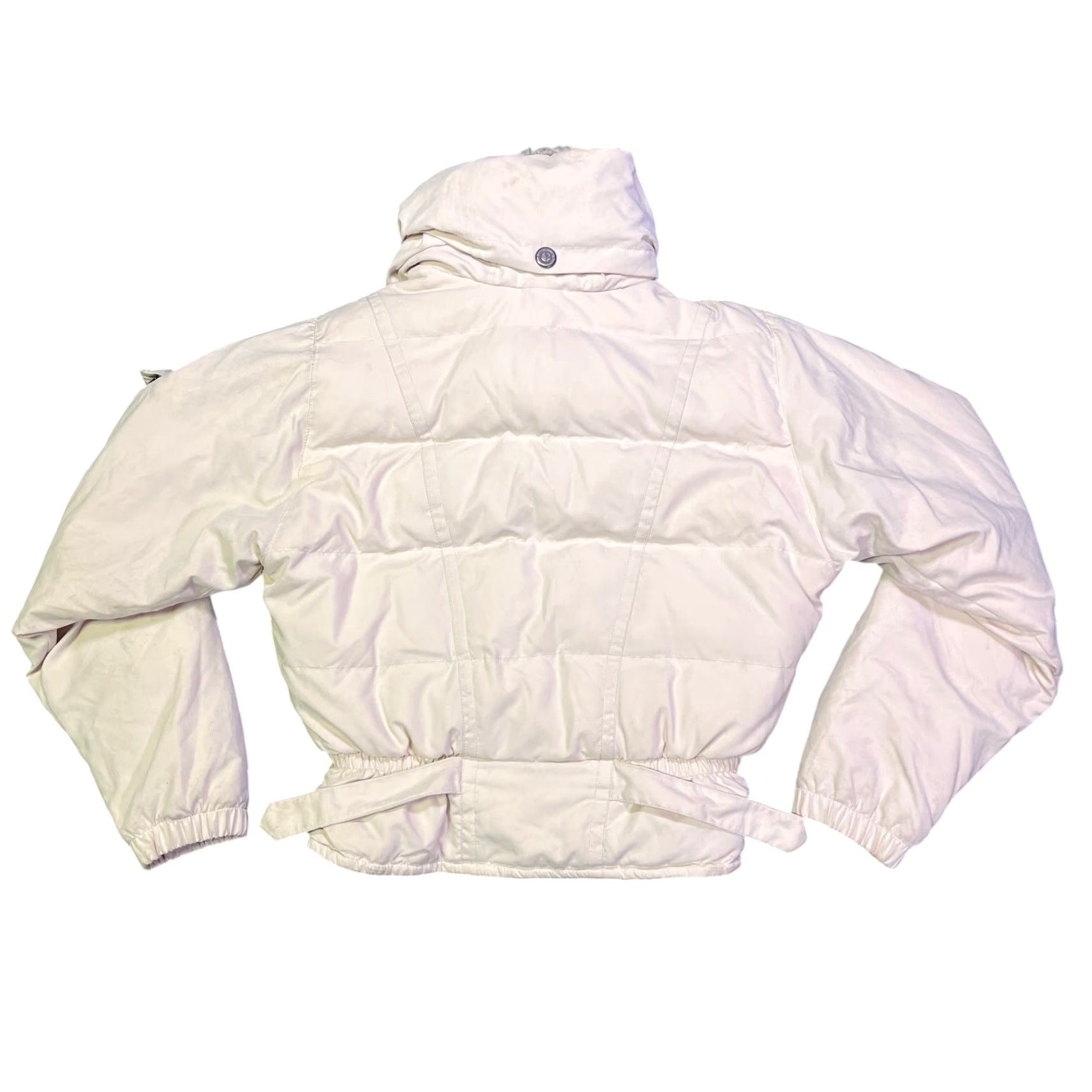 Vintage VINTAGE NILS Jacket Womens 8 White Ski Snowboard Fur Collar Made in USA 56 Size M / US 6-8 / IT 42-44 - 2 Thumbnail