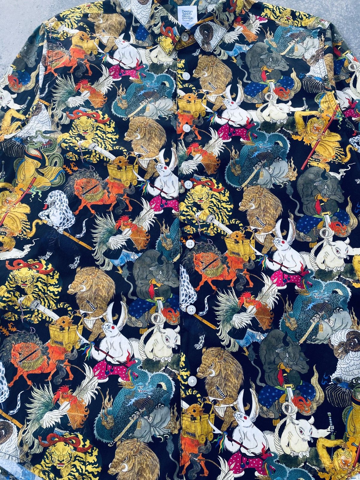 Japanese Brand Ayako Ishiguro Art Printed Shirt Button Ups Size US M / EU 48-50 / 2 - 3 Thumbnail