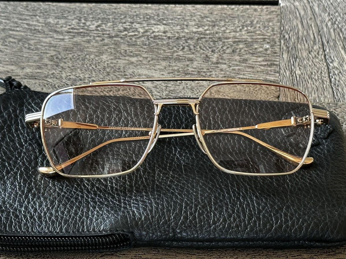 Chrome Hearts Chrome Hearts CH Magnum II Rose Gold Sunglasses O/S Size ONE SIZE - 1 Thumbnail
