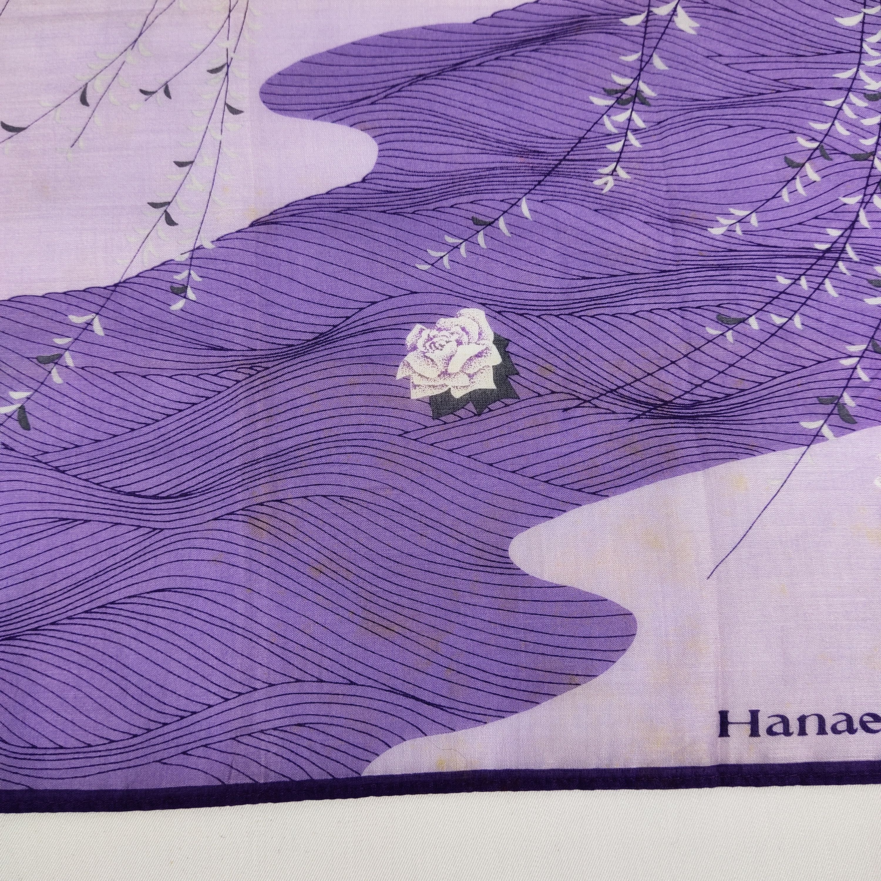 Hanae Mori × Vintage Hanae Mori Handkerchief / Neckerchief / Bandana FZ649 Size ONE SIZE - 7 Thumbnail