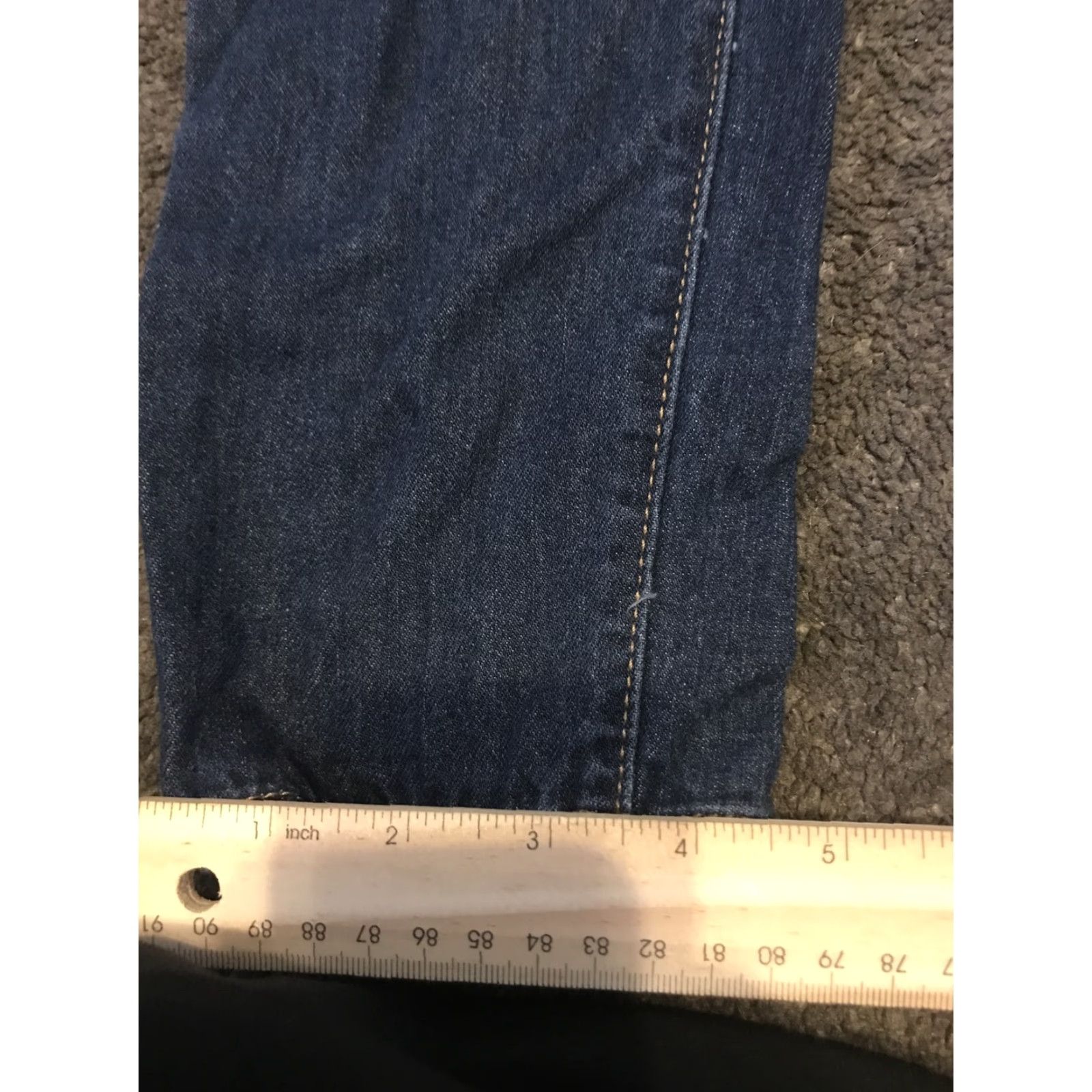 Juicy Couture Juicy Couture Distressed Glitter Skinny Blue Jeans Women’s 4 Size 27" / US 4 / IT 40 - 3 Thumbnail