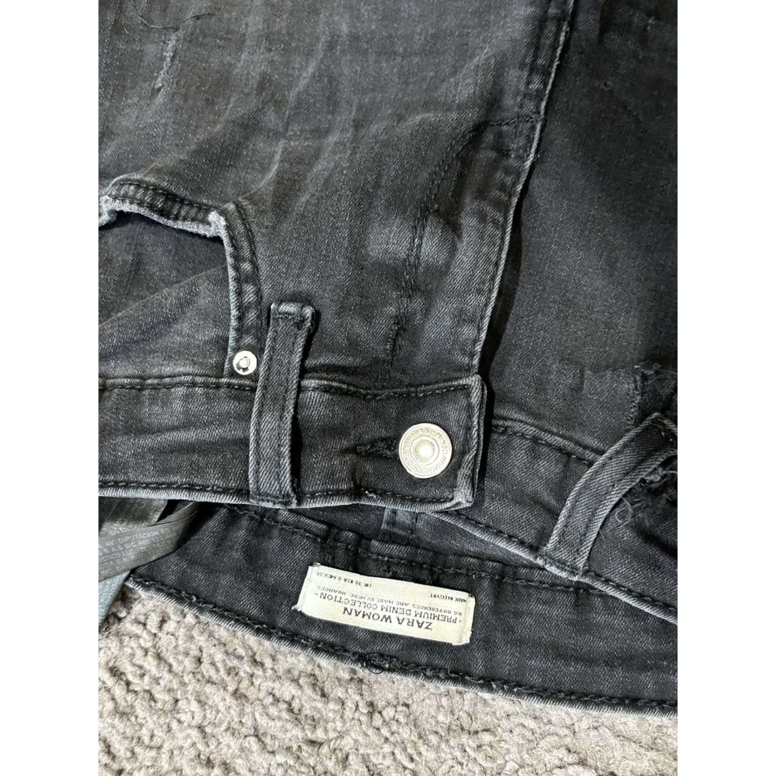 Zara Zara Woman Premium Denim Collection Black Skinny Jeans Size 6 Zip Up Jeans Women Skinny Black 6 Zara Collection Premium Denim Zip Up Women Size 28" / US 6 / IT 42 - 5 Thumbnail