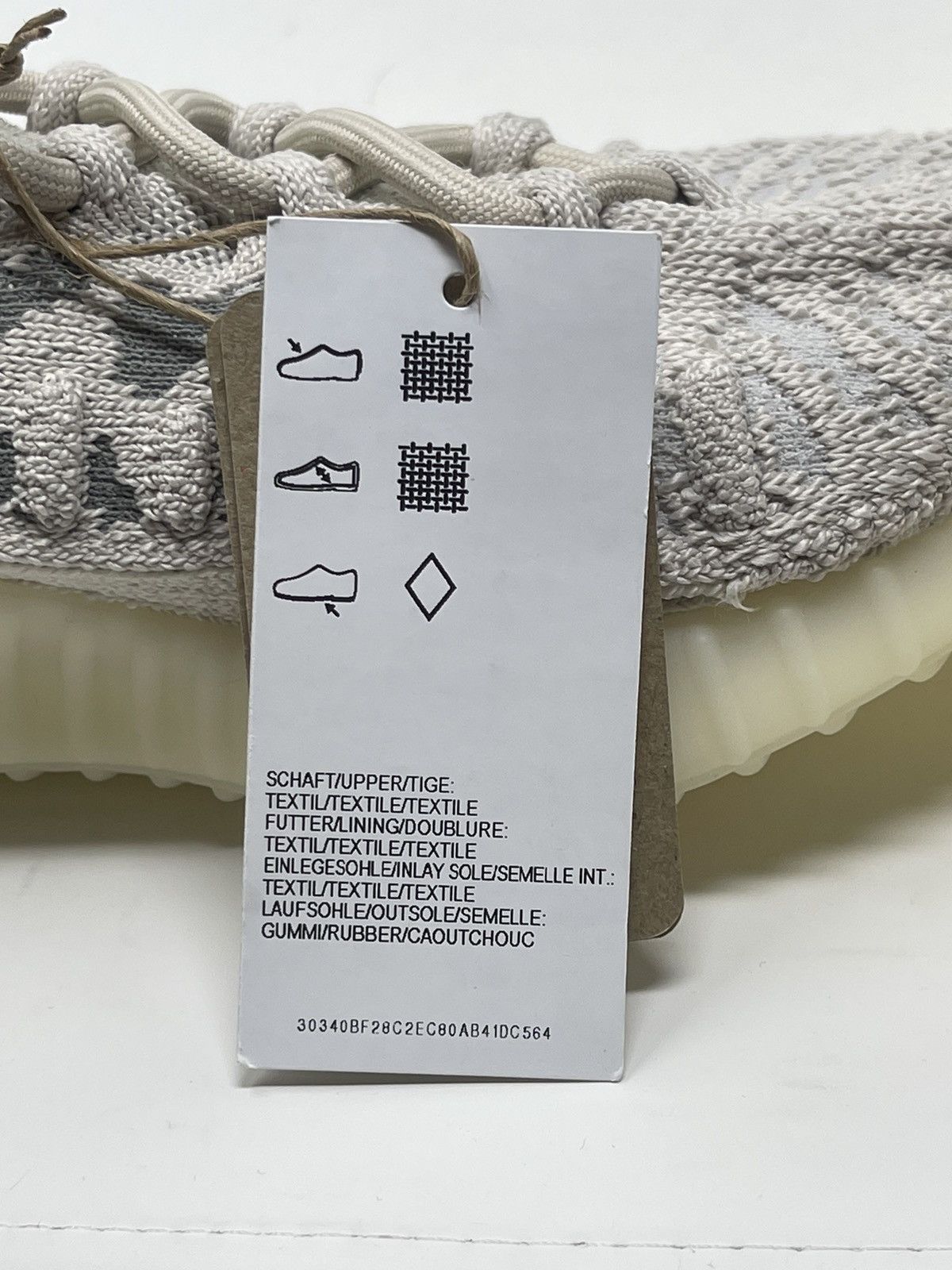 Adidas × Yeezy DEADSTOCK Yeezy 350 V2 CMPCT Slate Bone Size 6.5 Size US 6.5 / EU 39-40 - 8 Thumbnail