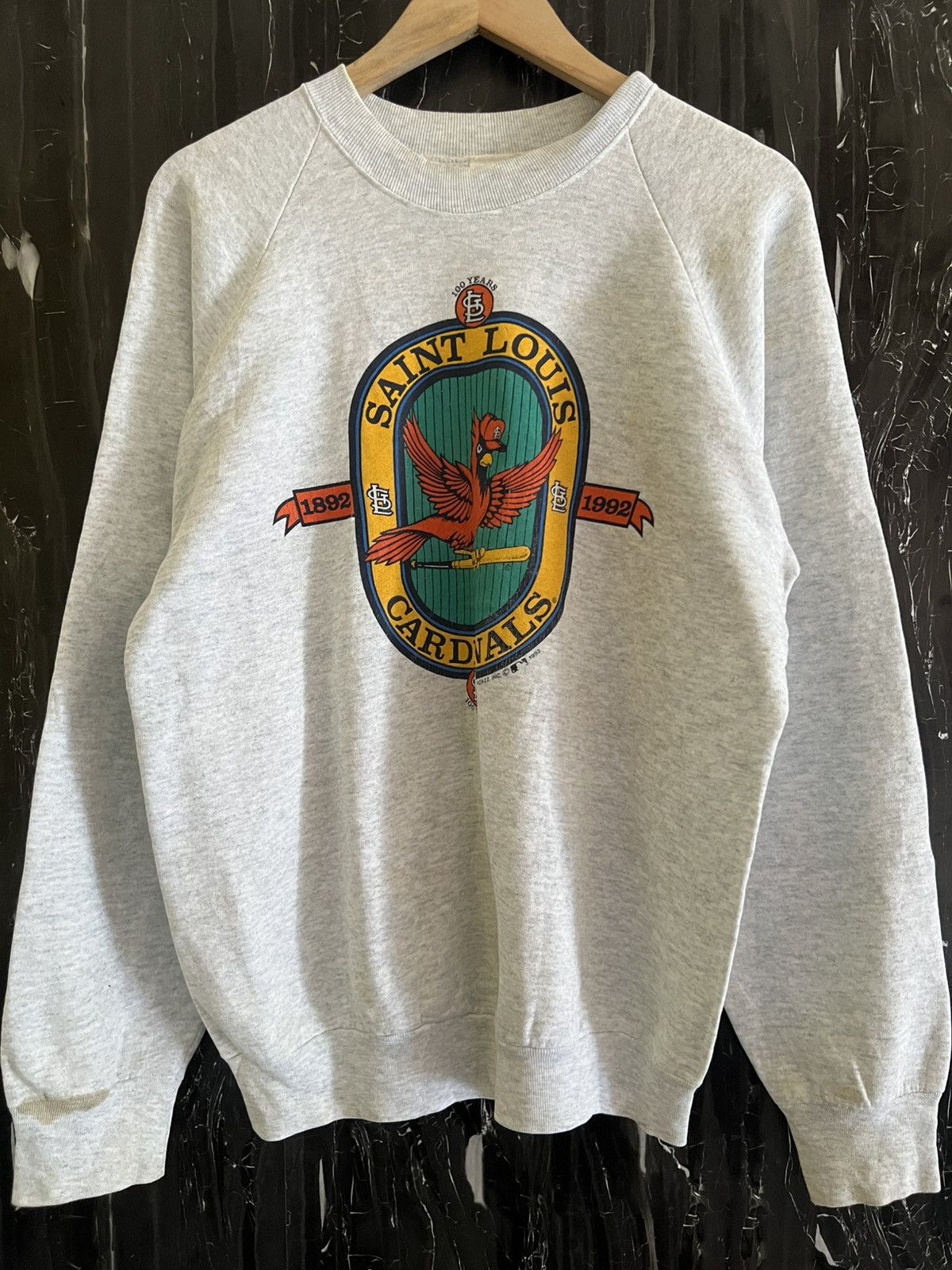 Vintage Vintage Saint Louis Sweatshirt – 90s Tag Fruit of the Loom Size US L / EU 52-54 / 3 - 1 Thumbnail
