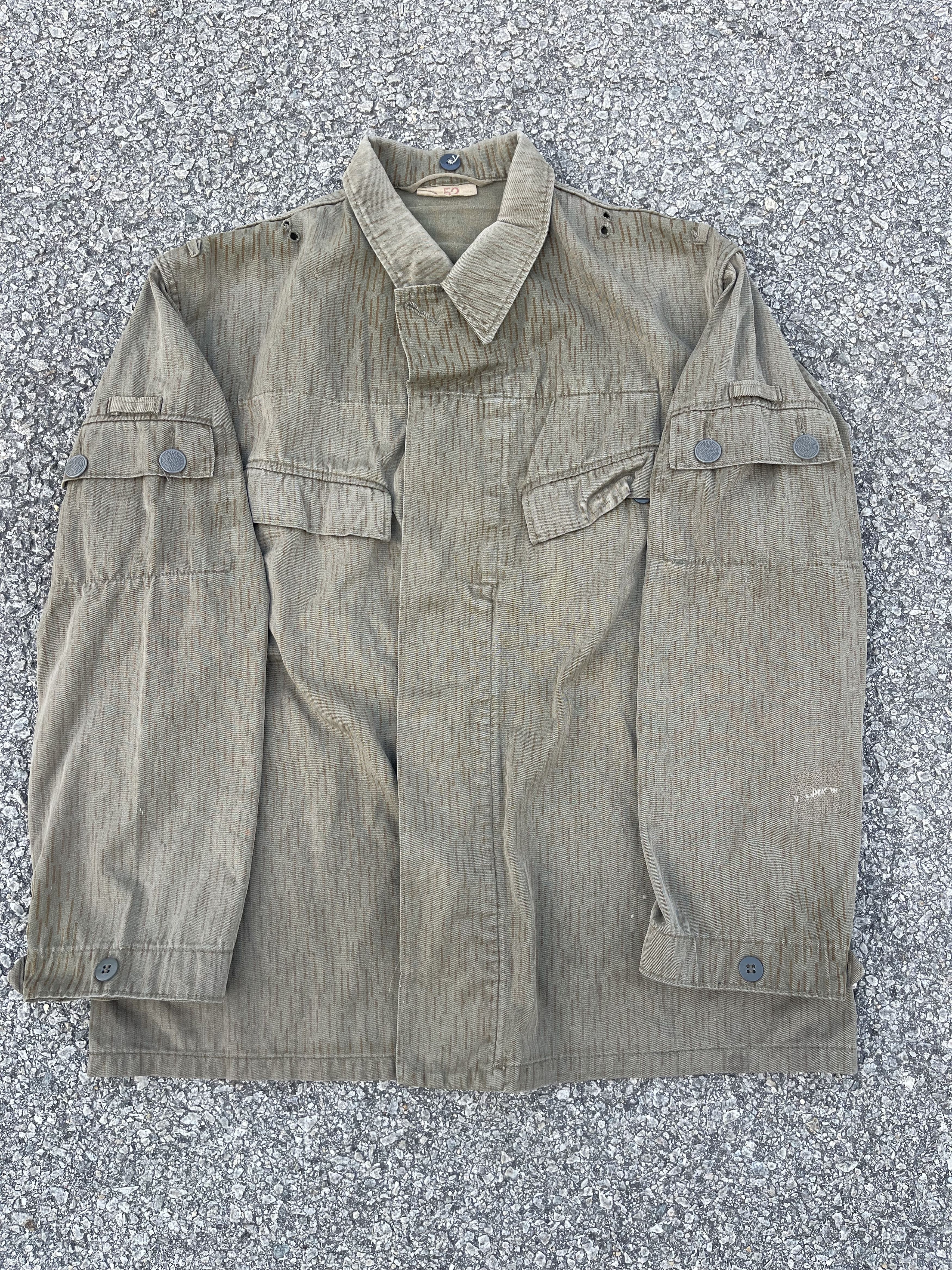 Vintage Vintage 60s East Germany Camouflage Rain Drop Jacket Size US L / EU 52-54 / 3 - 1 Thumbnail