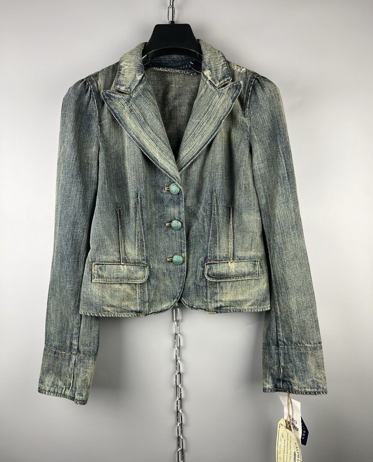 Polo Ralph Lauren Vintage Ralph Lauren Cotton 12 OZ Denim Blazer Jacket Size M / US 6-8 / IT 42-44 - 1 Thumbnail