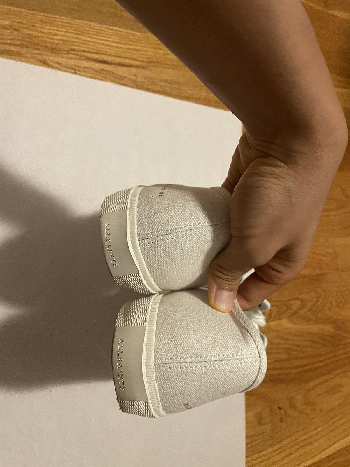 Allsaints Allsaints ashen white sneakers Size US 8 / EU 41 - 5 Thumbnail