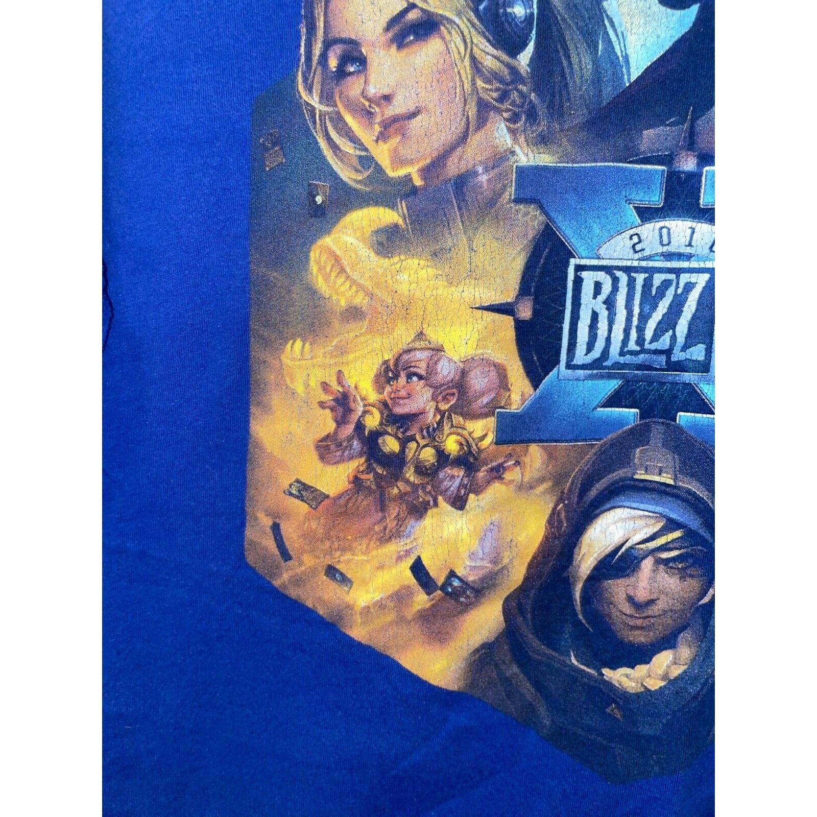 Vintage Blizzcon Shirt 2016 Blizz Con Blizzard Video Game Blue Tee L Size US L / EU 52-54 / 3 - 2 Thumbnail