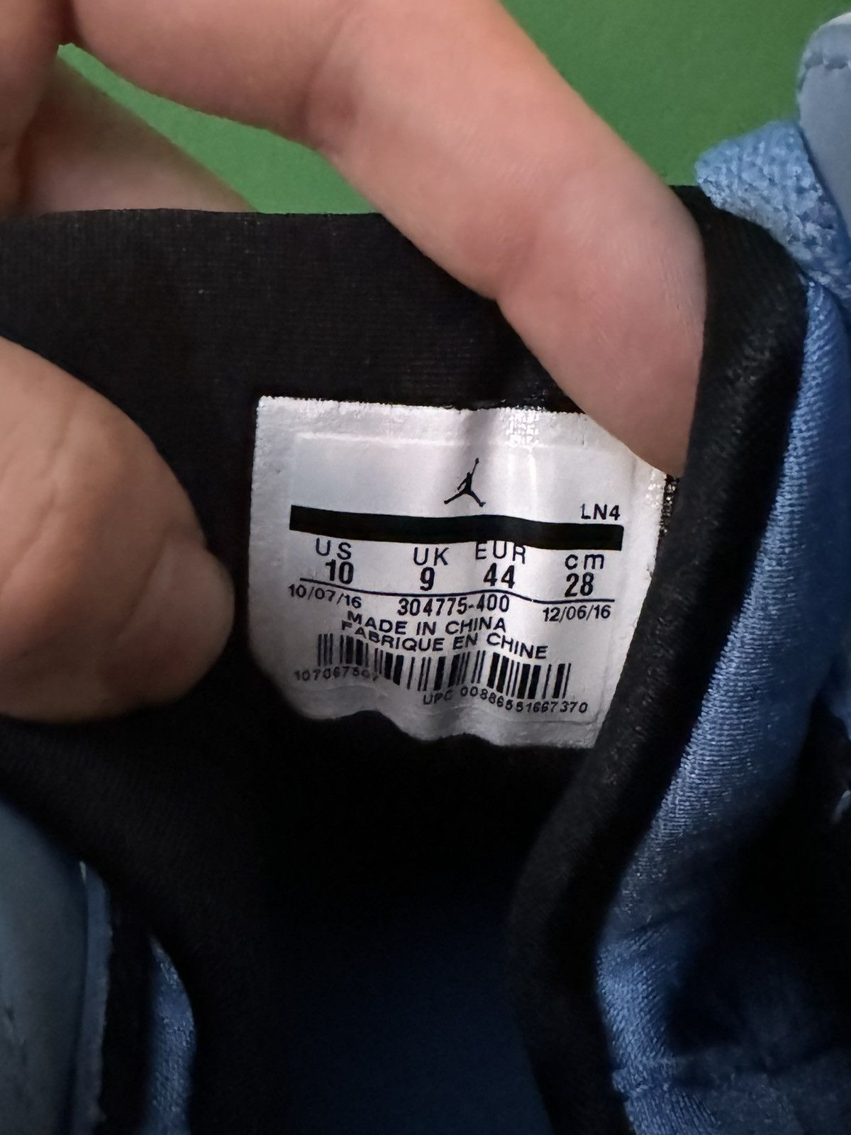 Jordan Brand Nike Air Jordan 7 Pantone 2017 Size US 10 / EU 43 - 9 Thumbnail