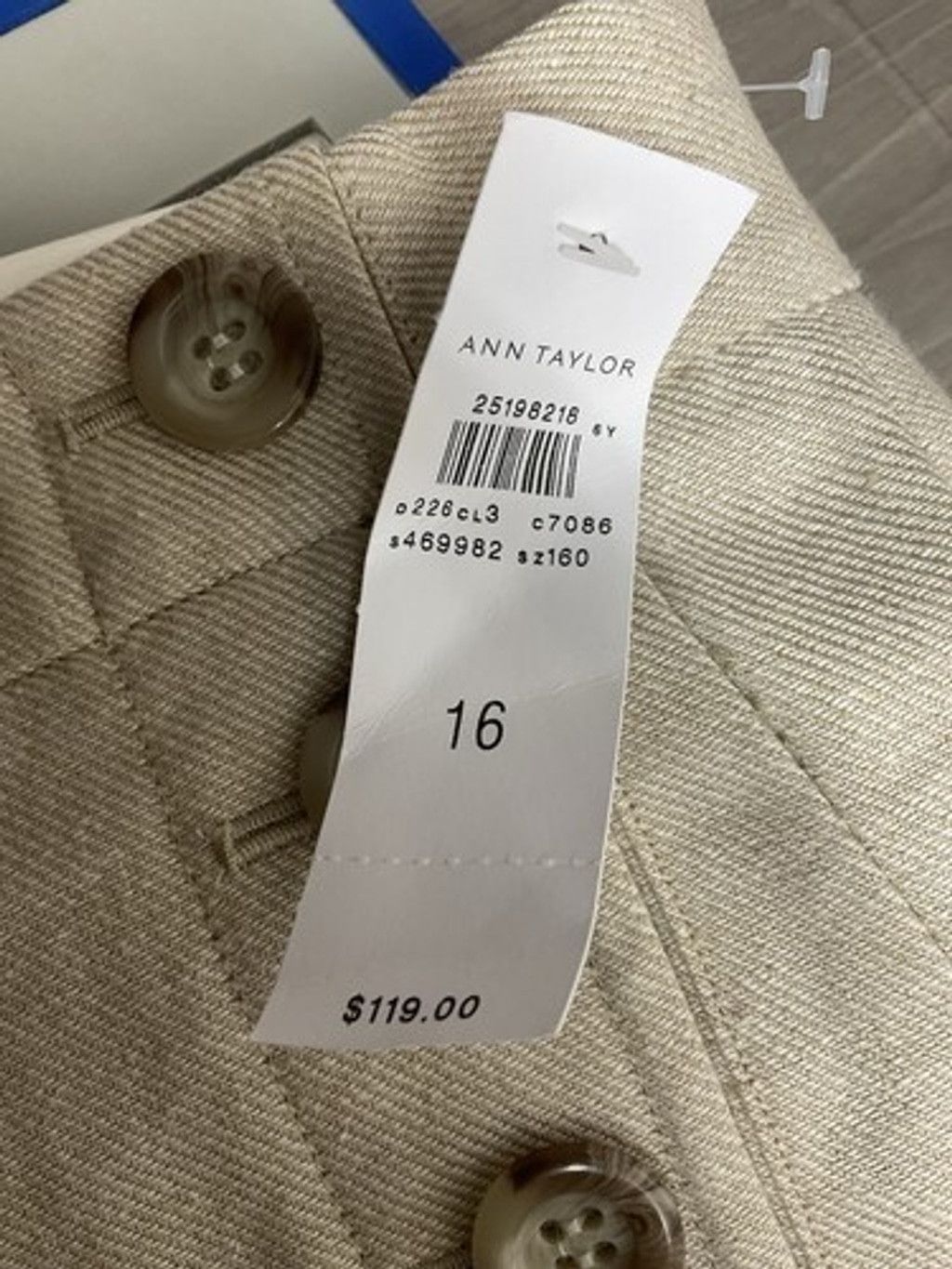 Ann Taylor NWT Ann Taylor Tan Sailor Beachy The Wide Leg Pants Women 16 Size 38" / US 16 / IT 52 - 4 Thumbnail