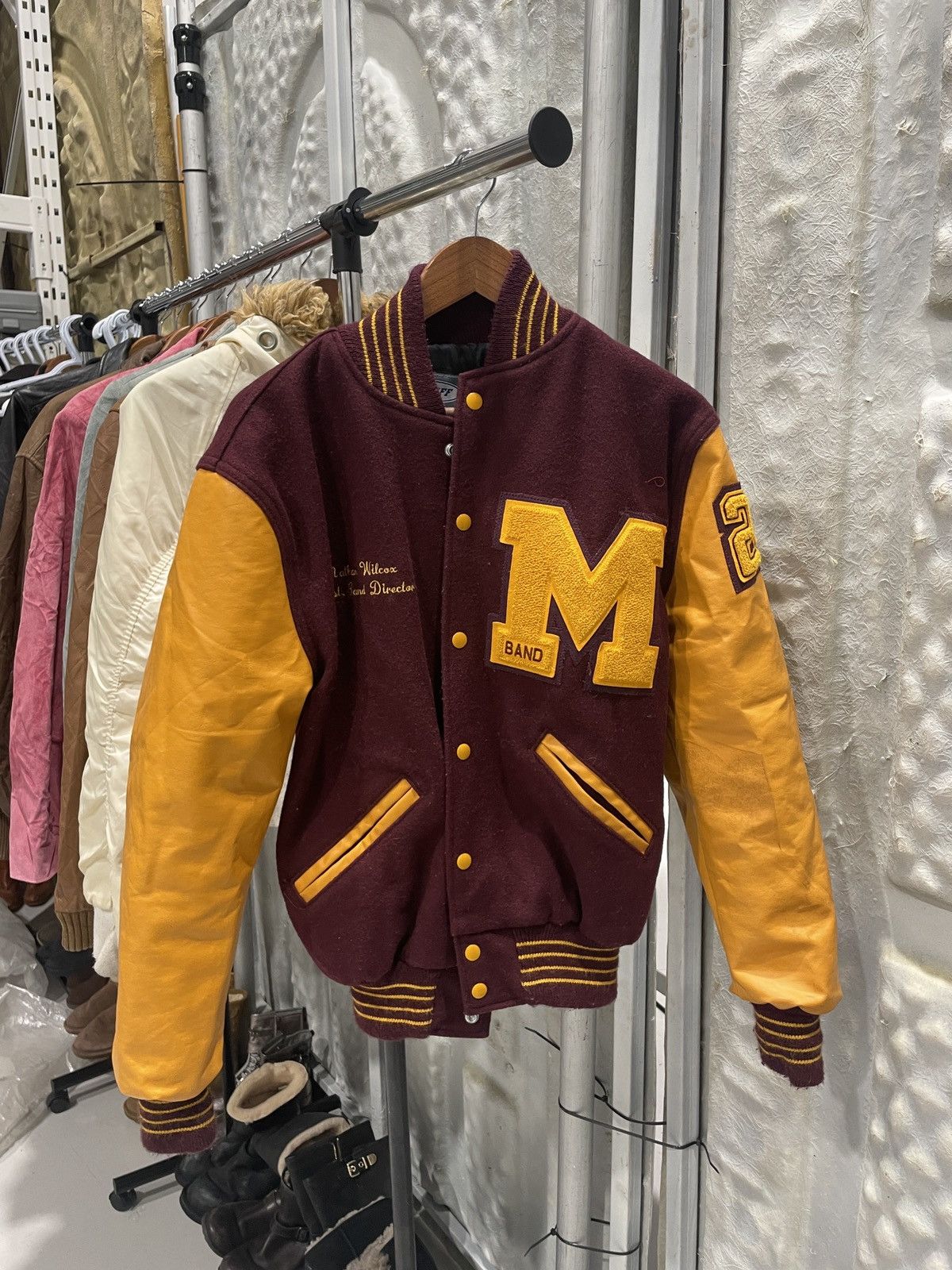 Vintage Vintage 80s Michigan State Varsity Jacket Size US M / EU 48-50 / 2 - 9 Thumbnail