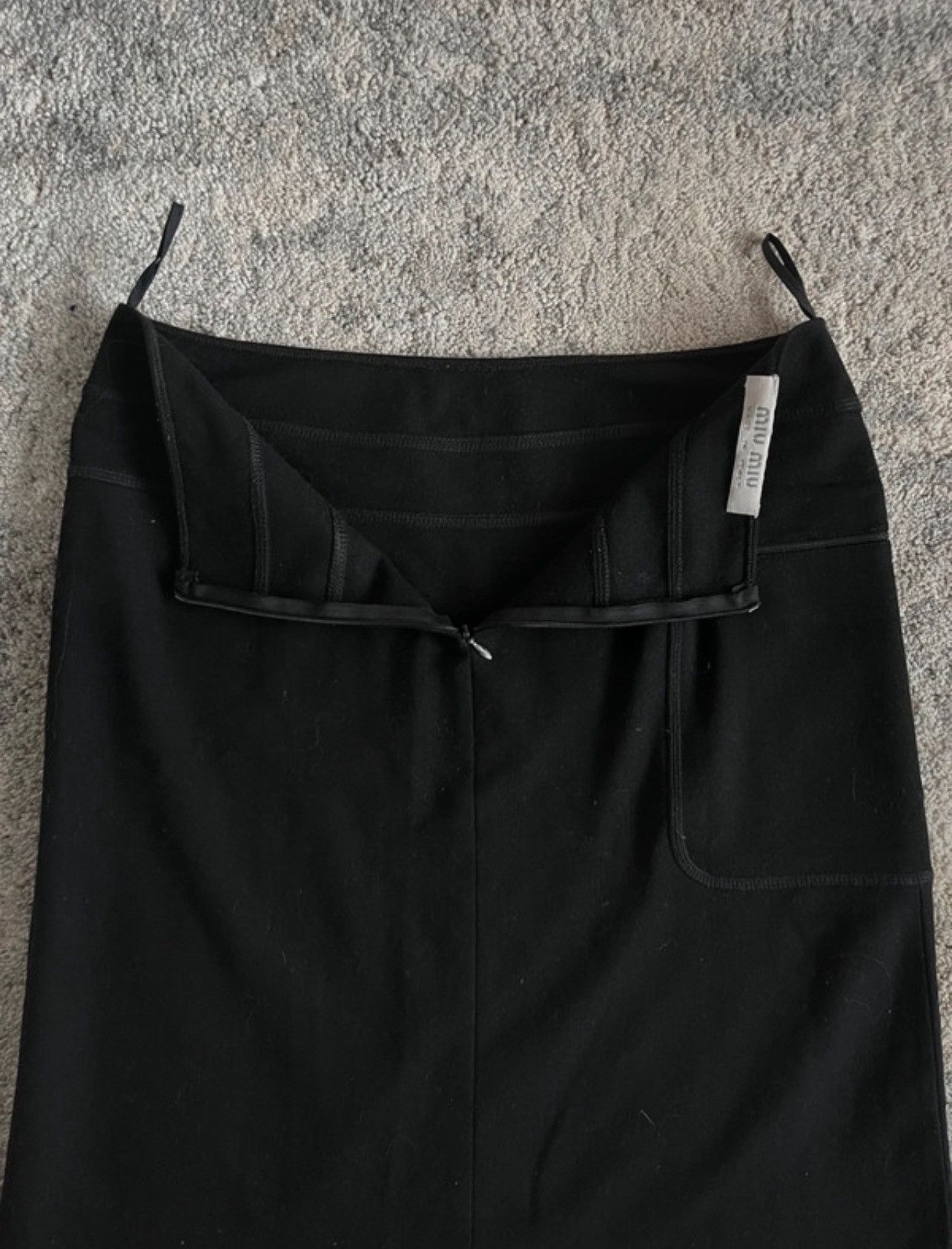Miu Miu Miu Miu 1999 wool skirt Size 27" / US 4 / IT 40 - 7 Thumbnail