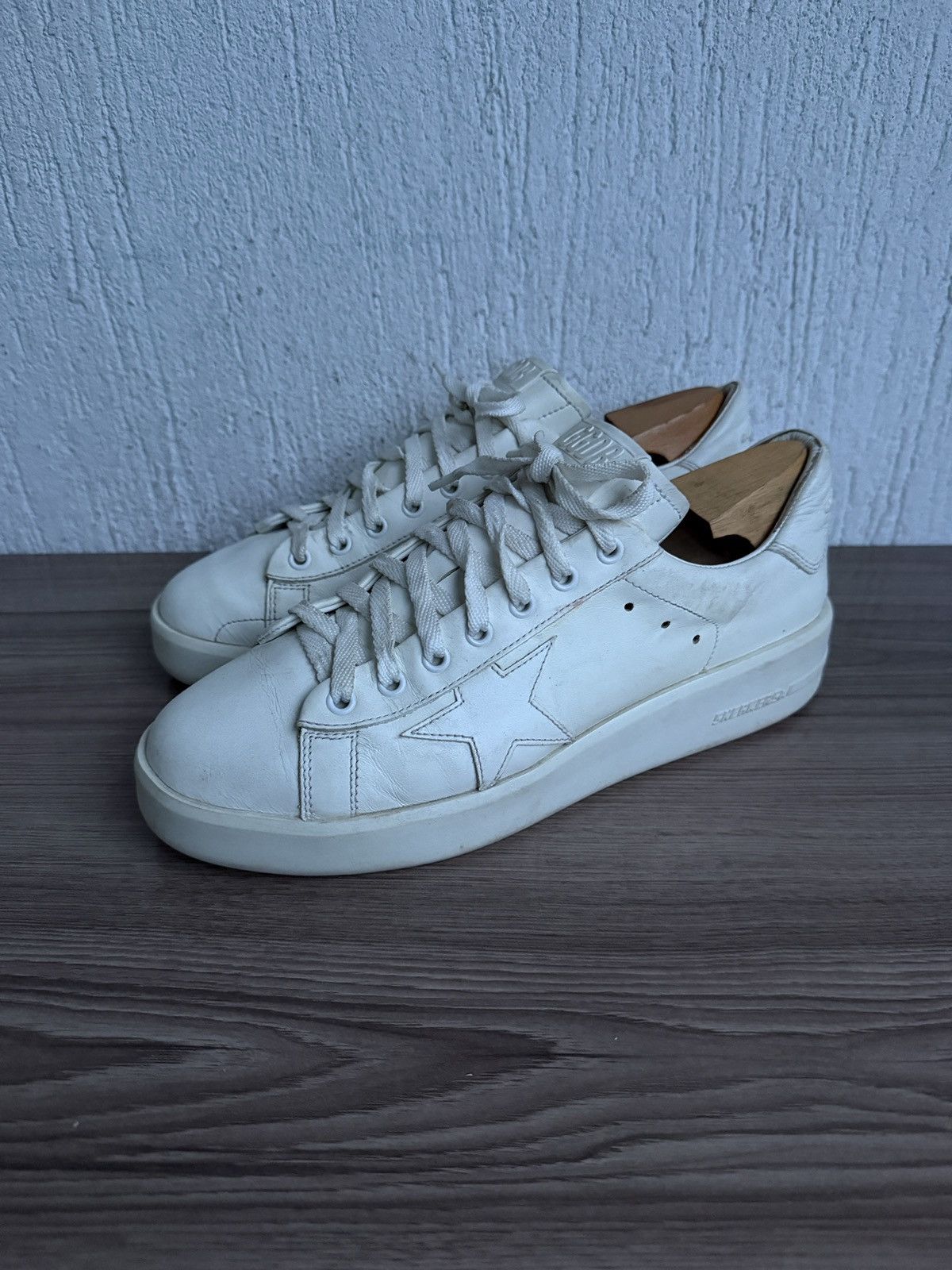 Golden Goose Purestar leather trainers Size US 8 / EU 41 - 3 Thumbnail