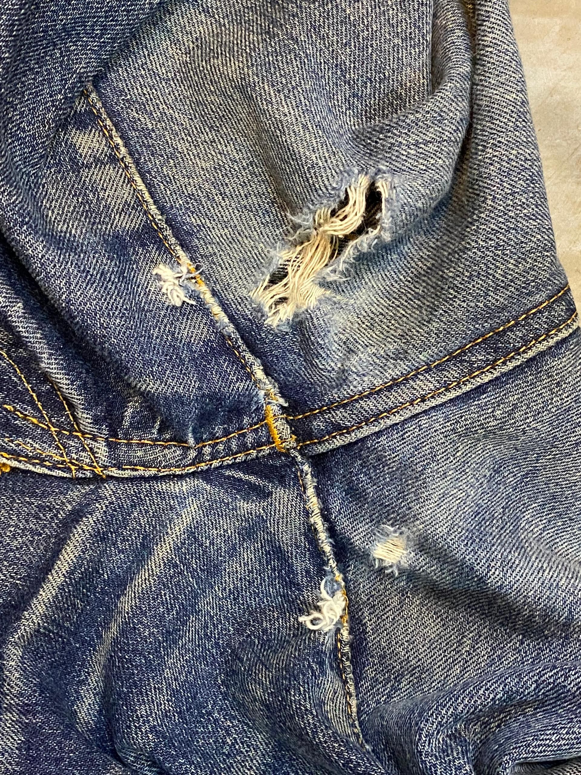 Levi's VINTAGE LEVIS 501XX 90S BUTTON 555 BIG E SELVEDGE Size US 30 / EU 46 - 10 Thumbnail