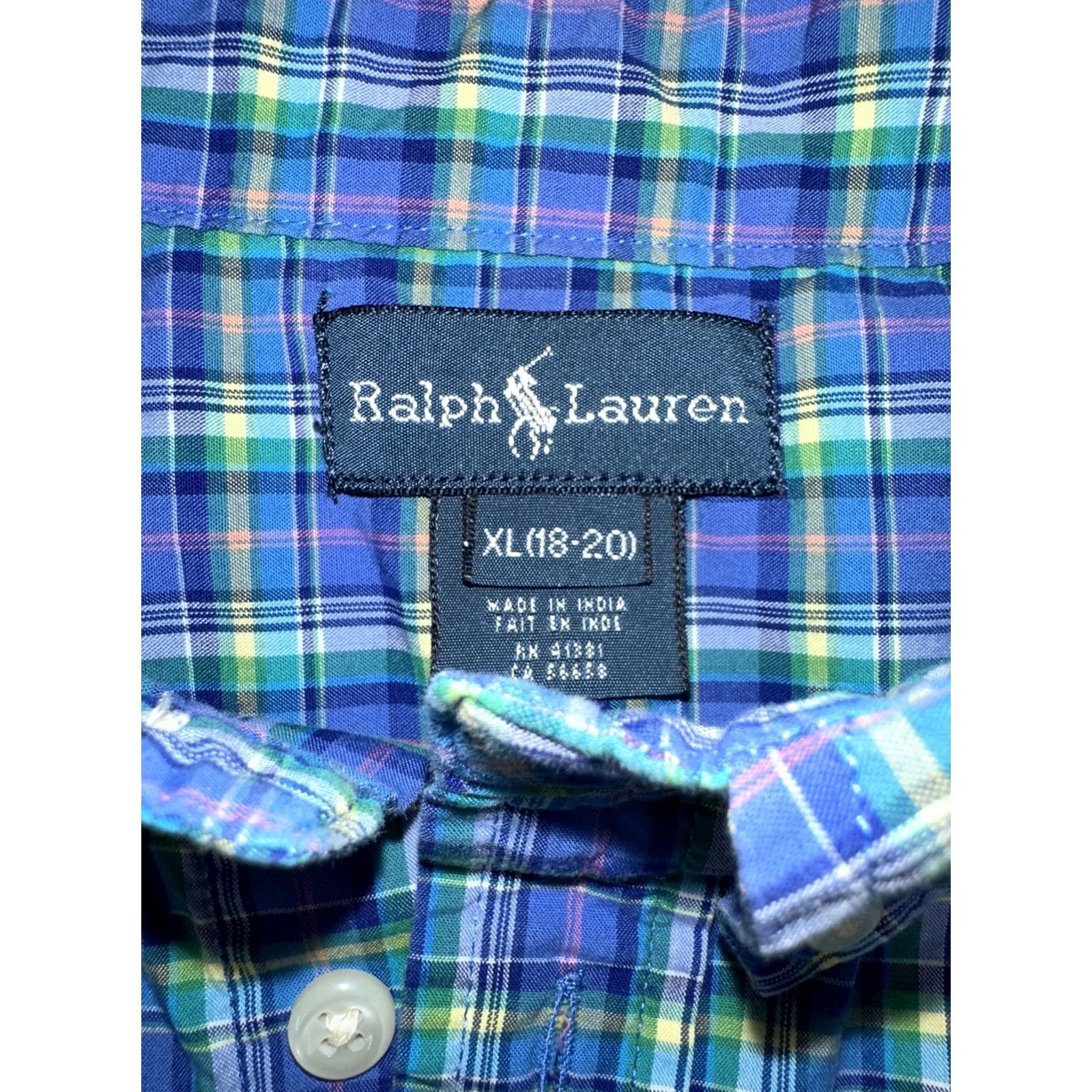Ralph Lauren Ralph Lauren Button-Down XL Shirt Multicolor Plaid Long Sleeve Button-Up Size US XL / EU 56 / 4 - 3 Thumbnail