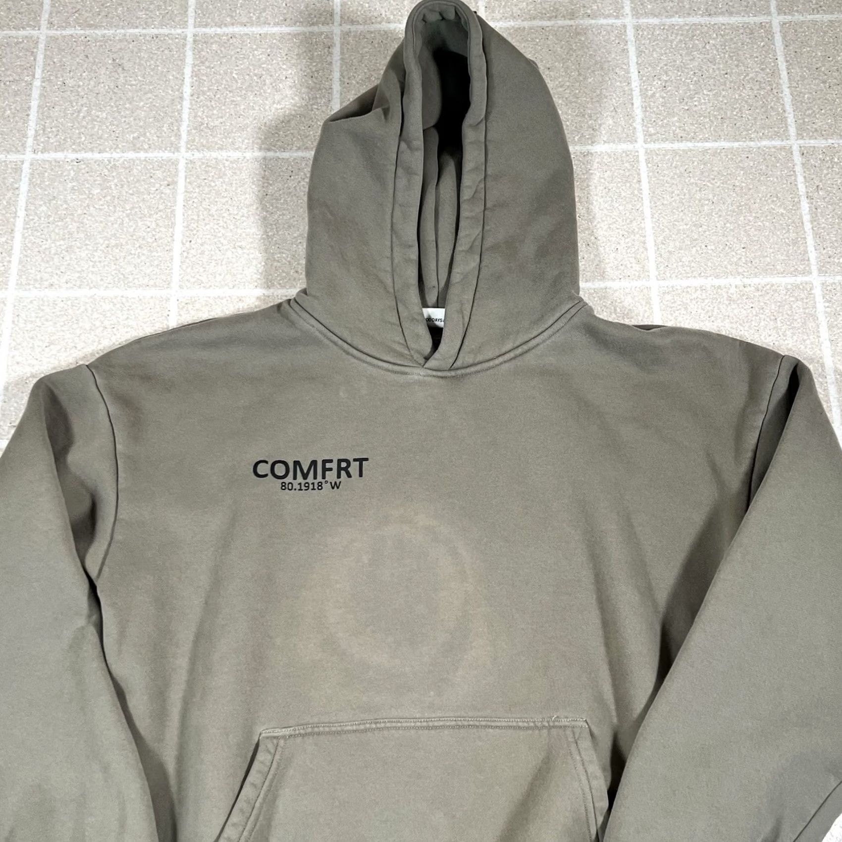 Vintage VINTAGE? Comfrt Hoodie Sweatshirt Moss Green Women M Pullover Activewear Comfort Regular Size M Size M / US 6-8 / IT 42-44 - 2 Thumbnail