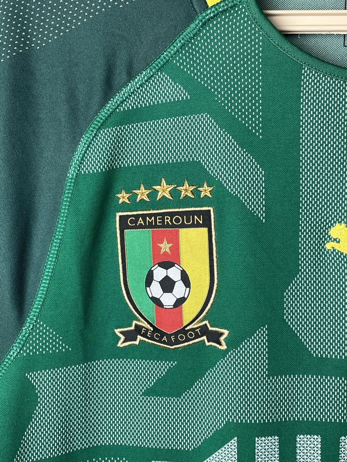 Puma Cameroon 2018 2020 home football short soccer jersey Size US M / EU 48-50 / 2 - 3 Thumbnail