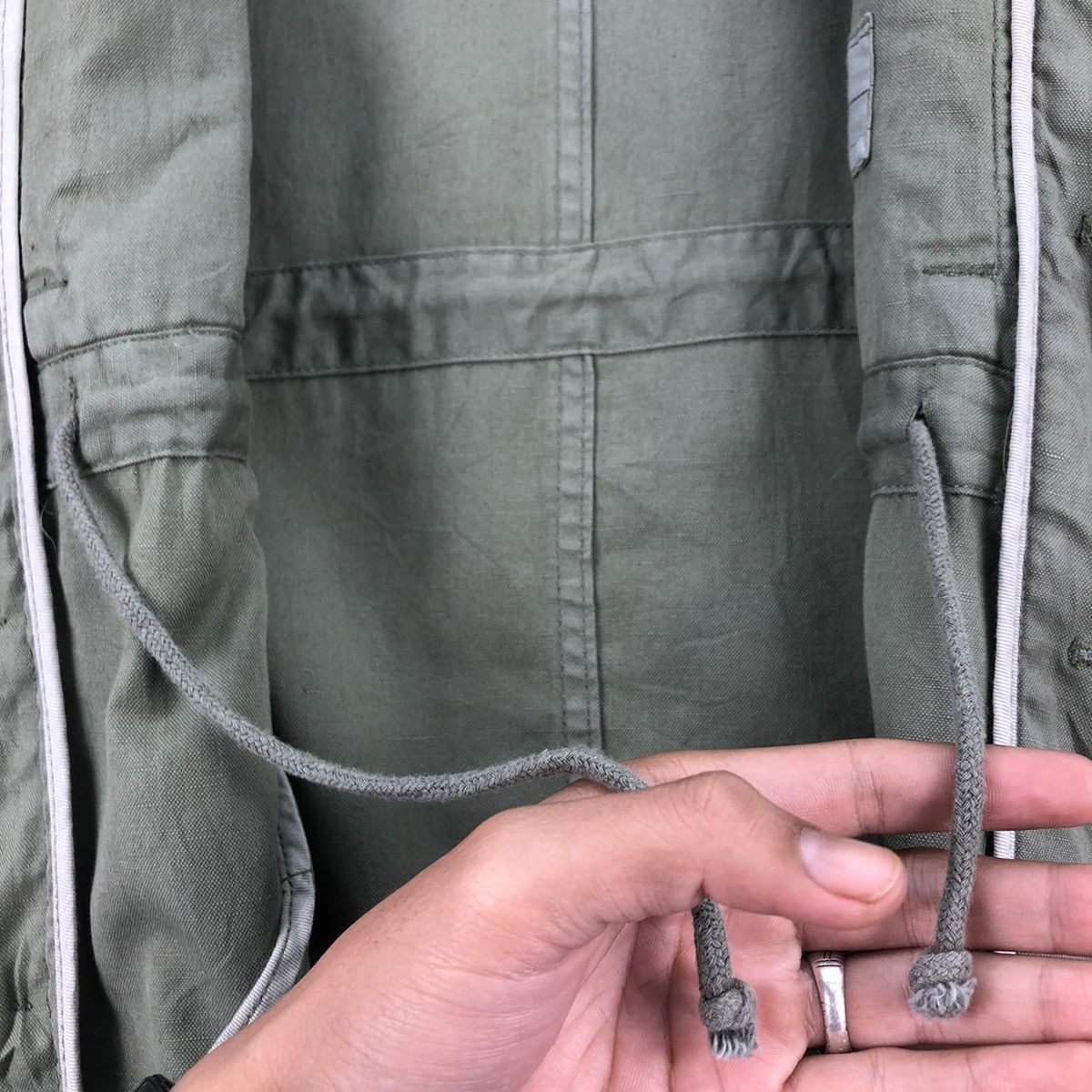 ADAM ET ROPE Vintage Adam Et Rope Military Inspired Long Jacket Size XS / US 0-2 / IT 36-38 - 8 Thumbnail