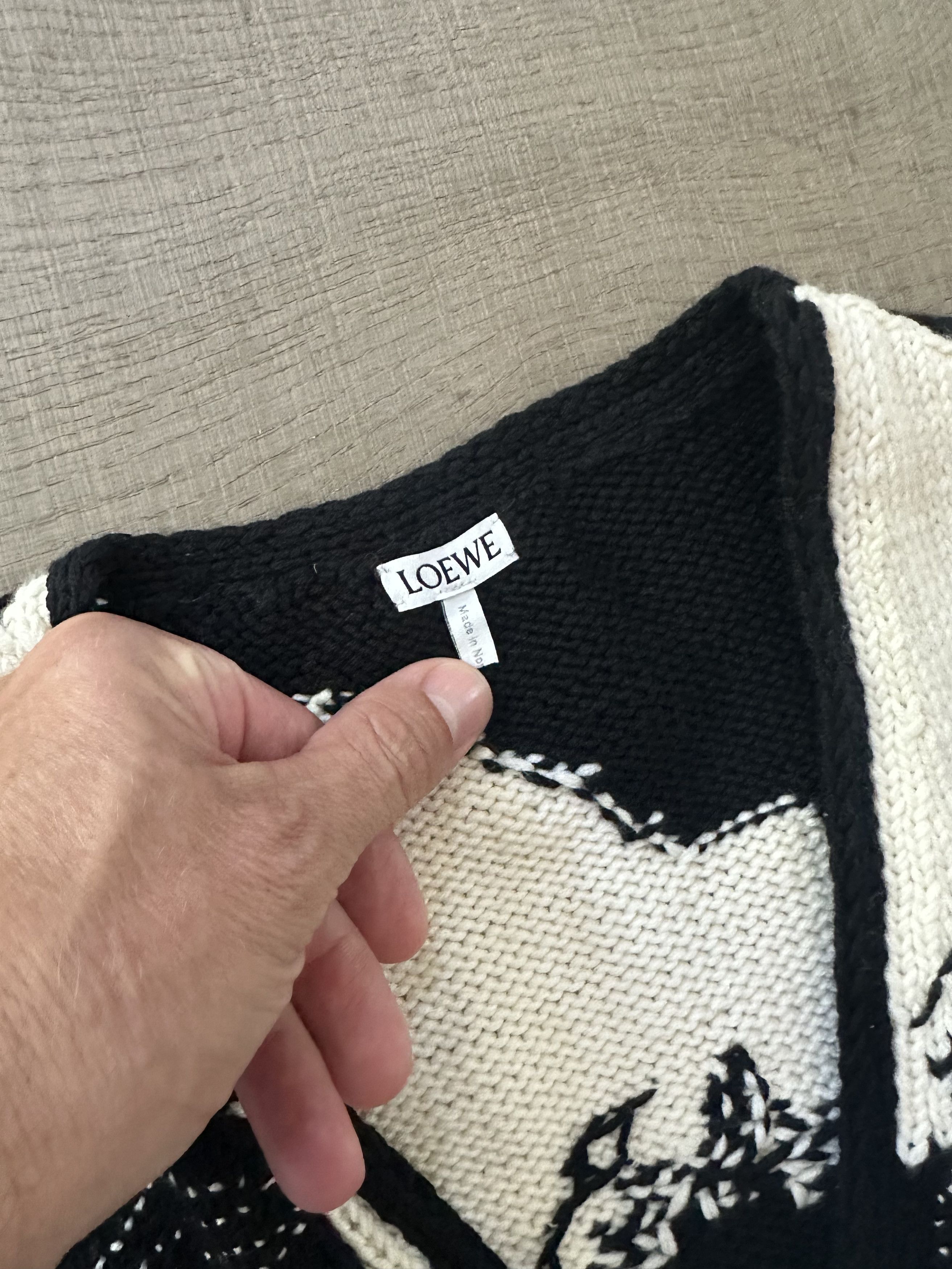 Loewe Loewe x Joe Brainard Edition Wool Intarsia Pansies Cardigan Size US M / EU 48-50 / 2 - 5 Thumbnail
