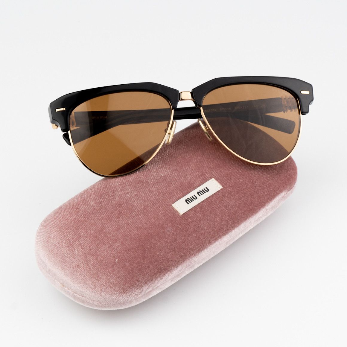 Miu Miu NEW Miu Miu MU09ZS 1AB2Z1 RUNWAY Unisex Sunglasses Size ONE SIZE - 2 Thumbnail